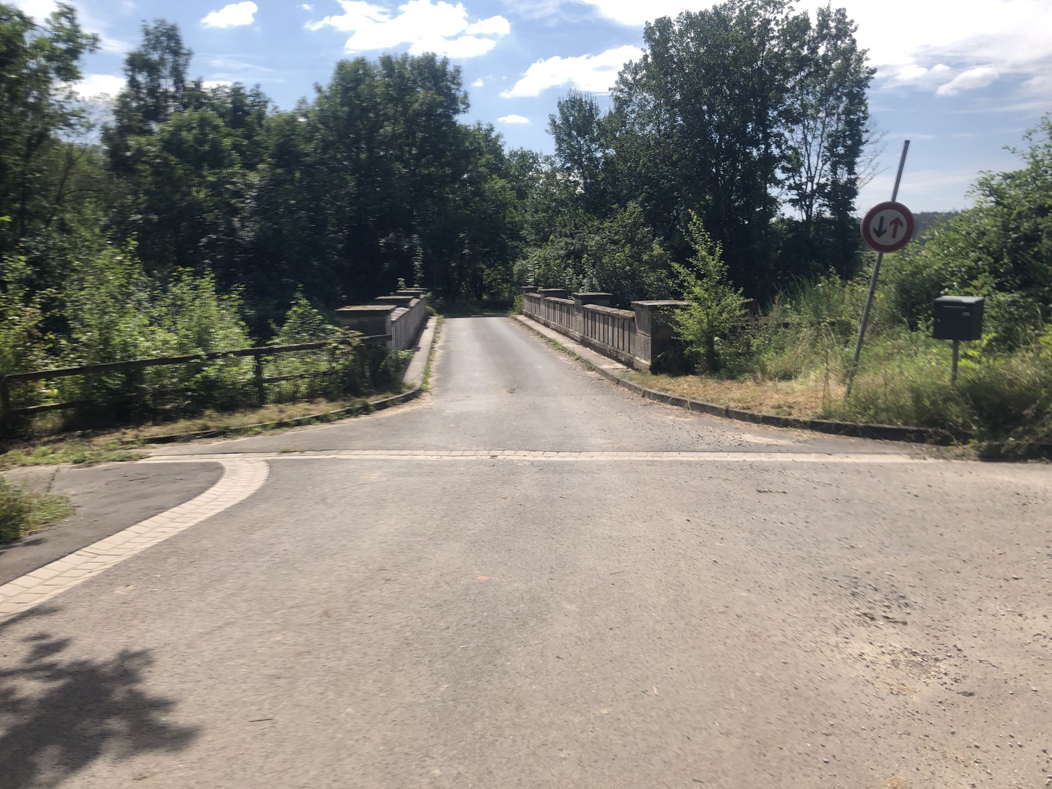 Brücke vor Reurith über die Werrabahn