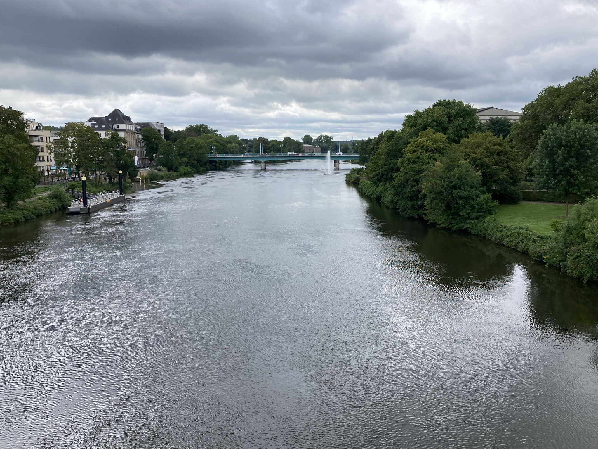 Blick von der Ruhrbrücke