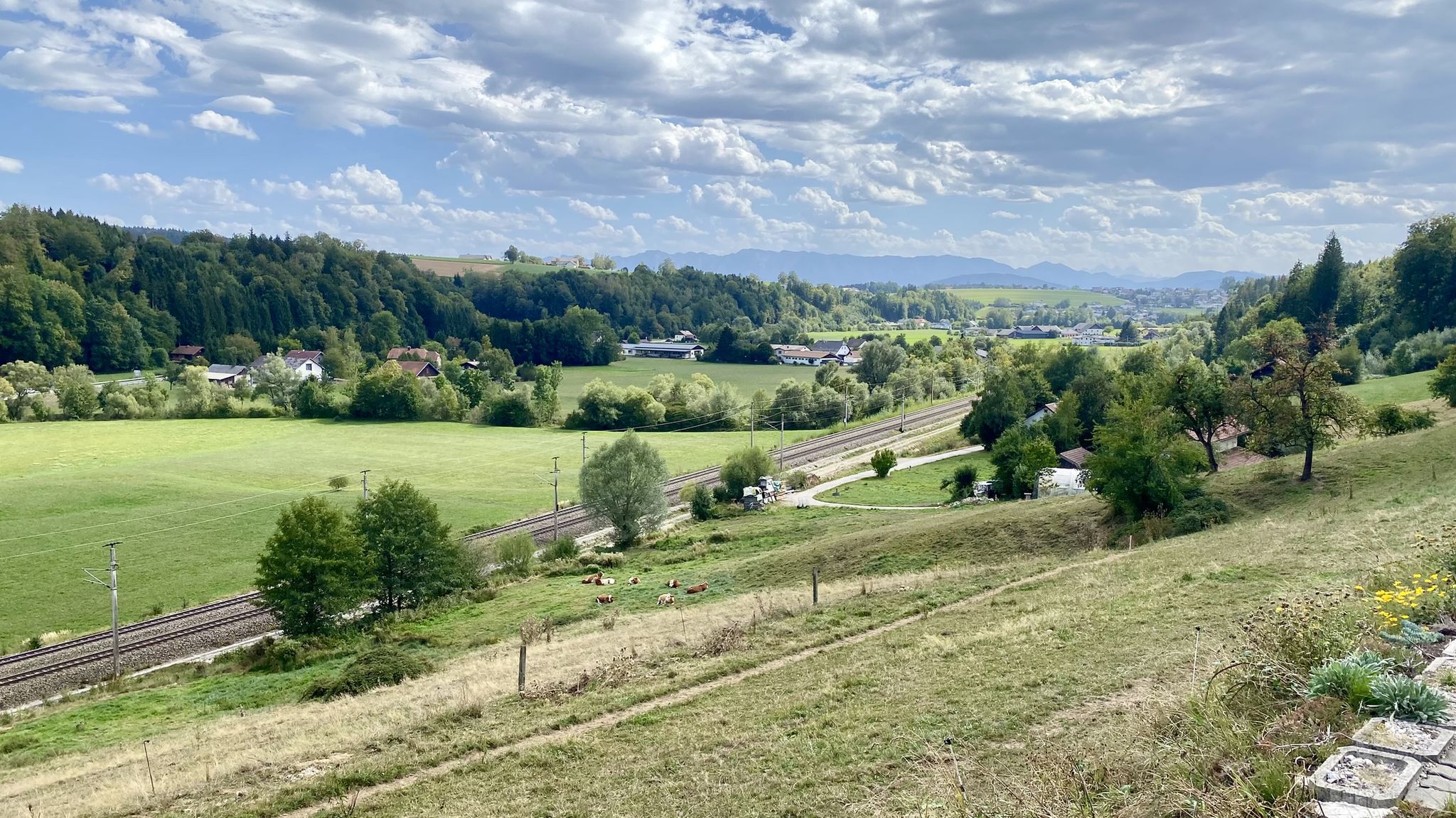 Vöcklatal vor Vöcklamarkt -> Höllengebirge