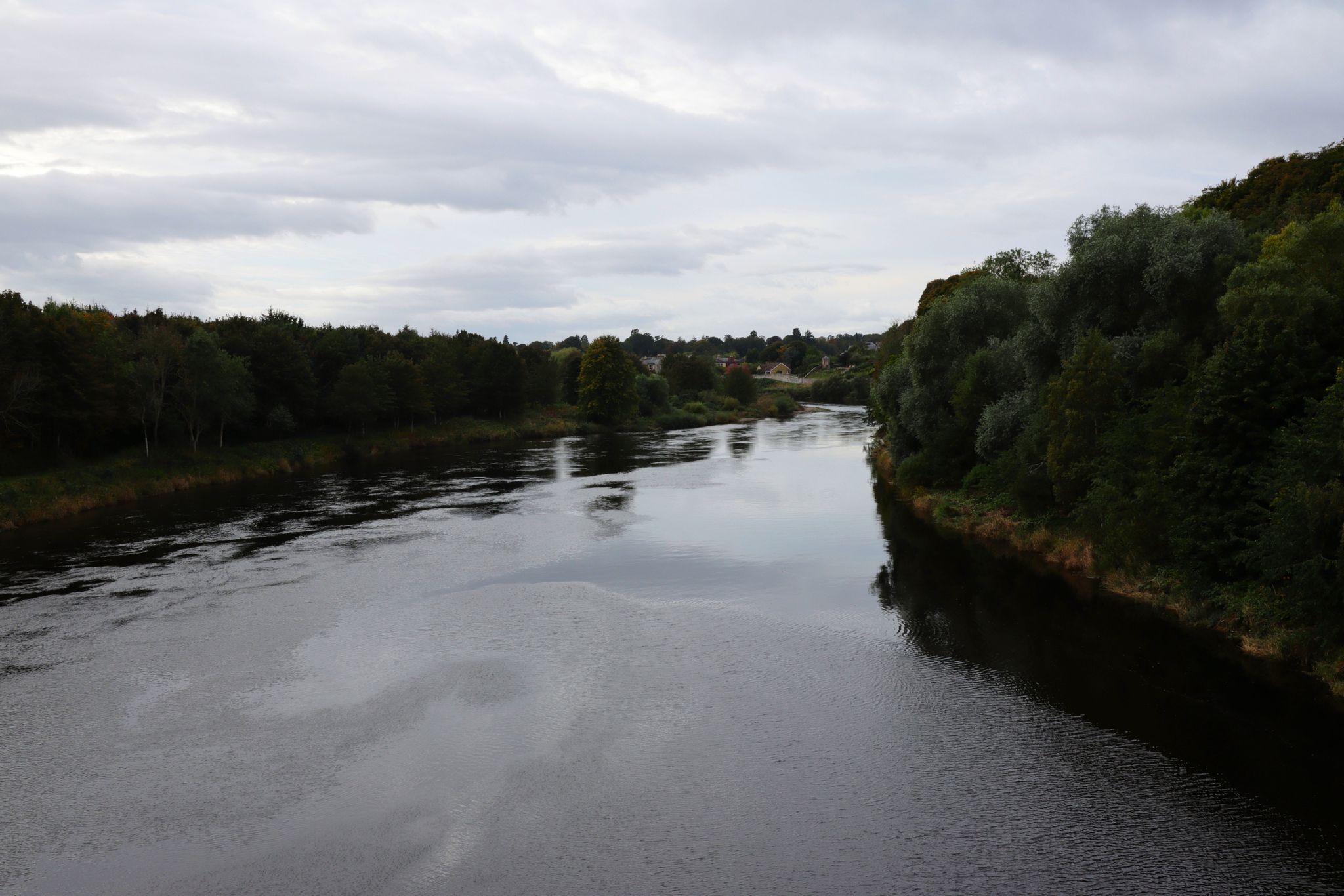 View West from Coldstream Bridge