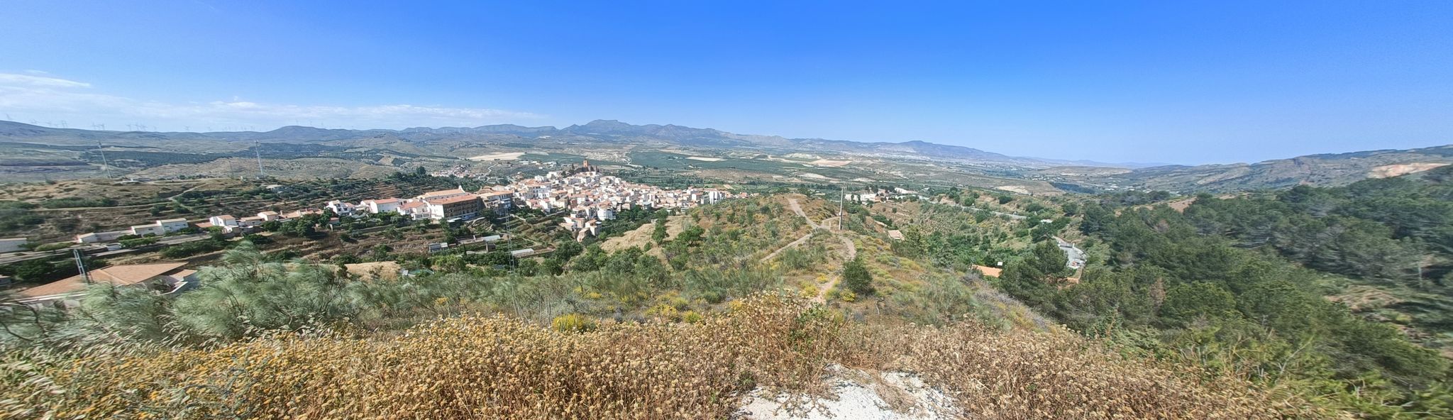 Vista su Seron e la Sierra de Baza