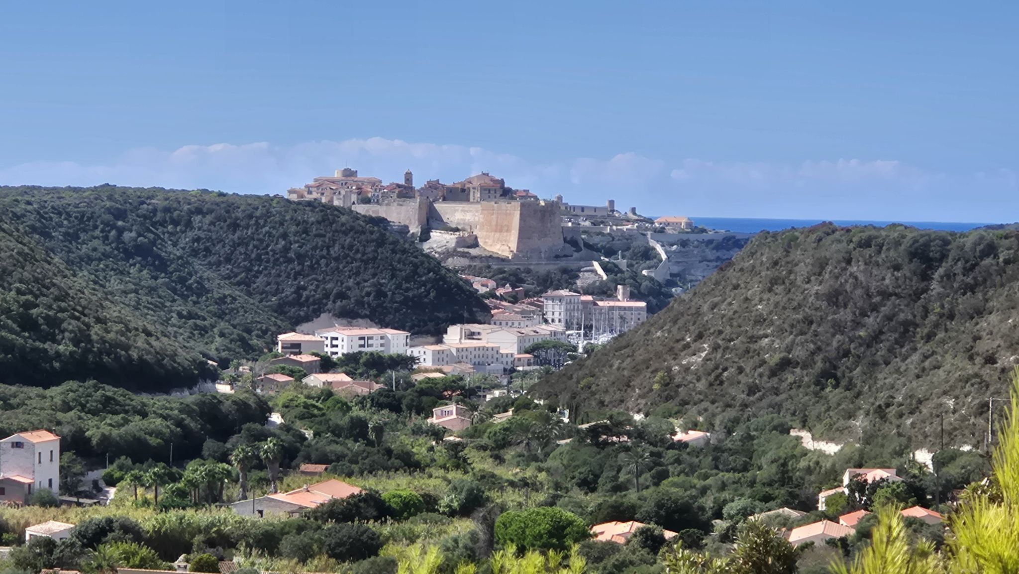 Weitblick auf Bonifacio