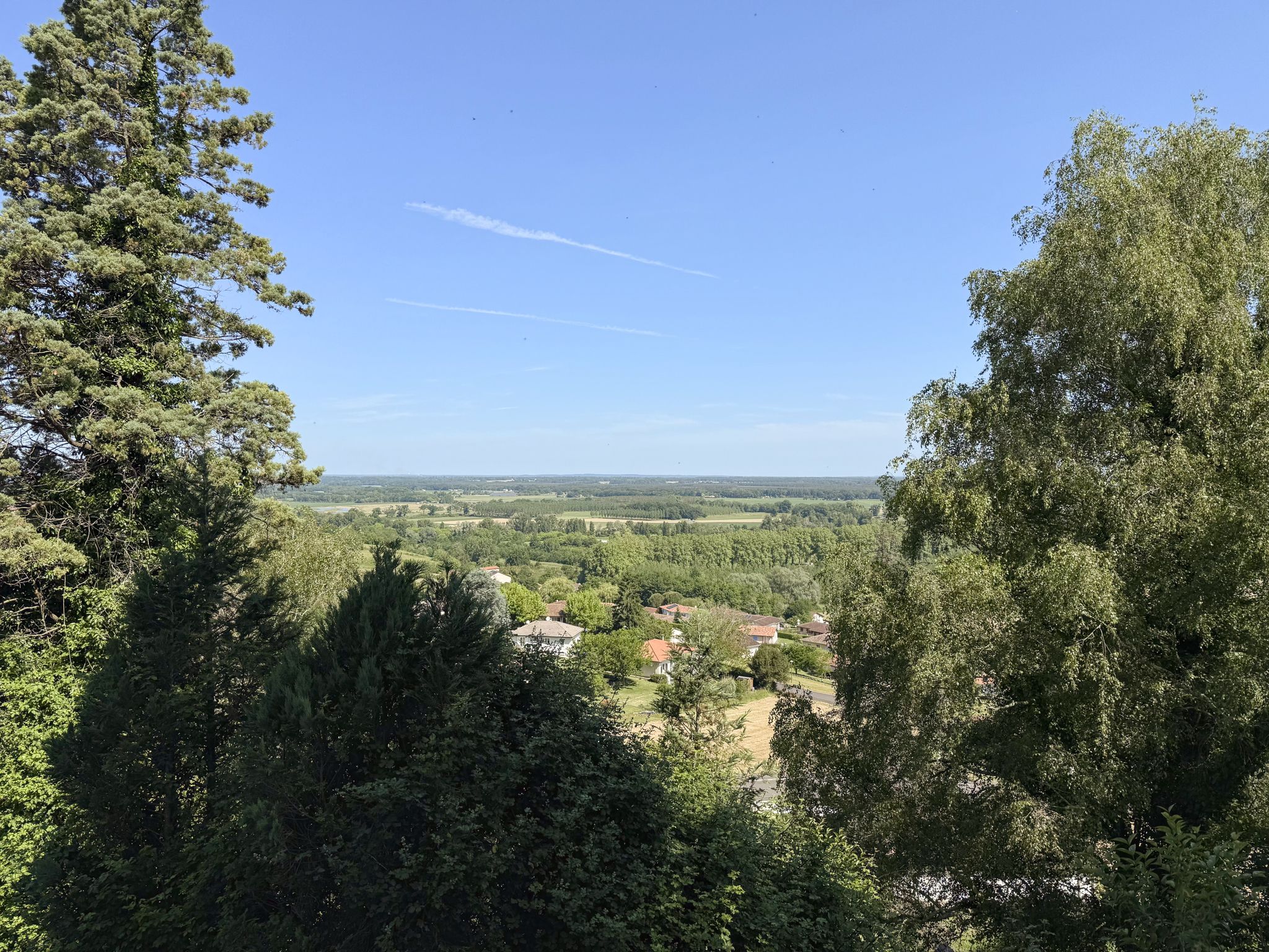 Vue sur la vallée de l'Adour