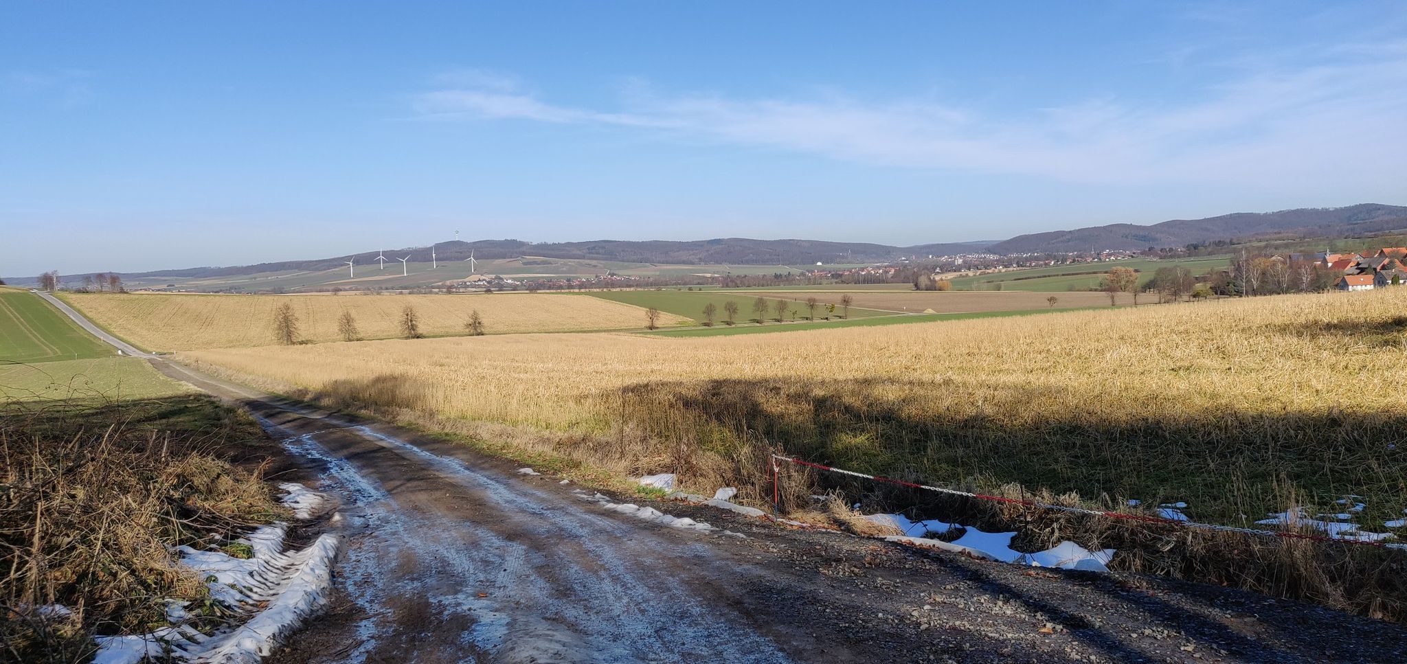 Blick auf Bodenburg und Bad Salzdetfurth