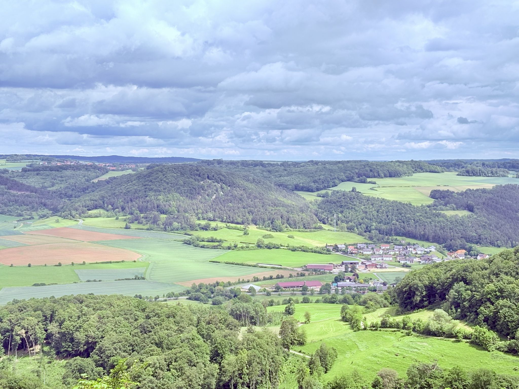 Blick vom Holstein auf Grandenborn und Breitau