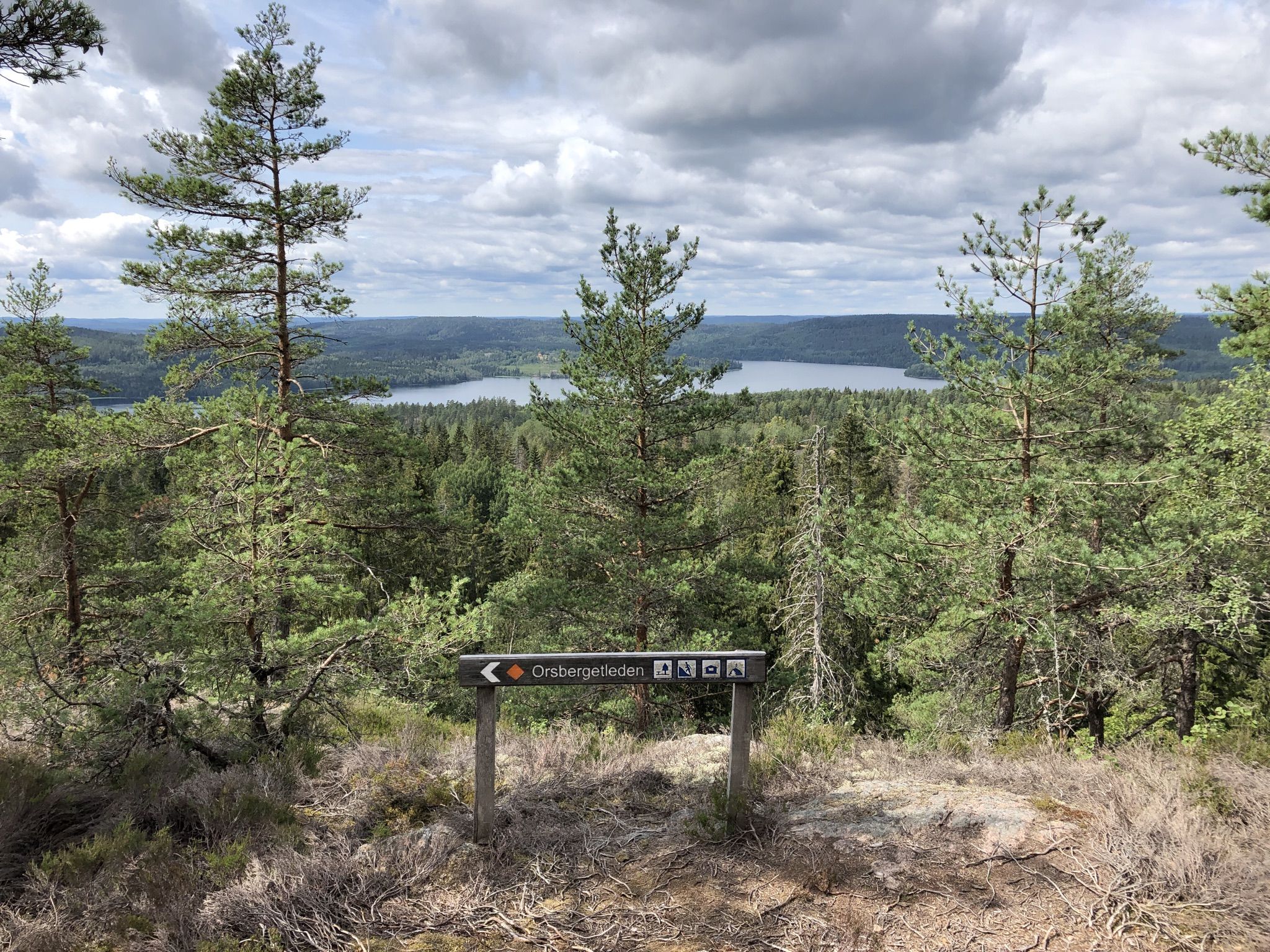 Sign with view