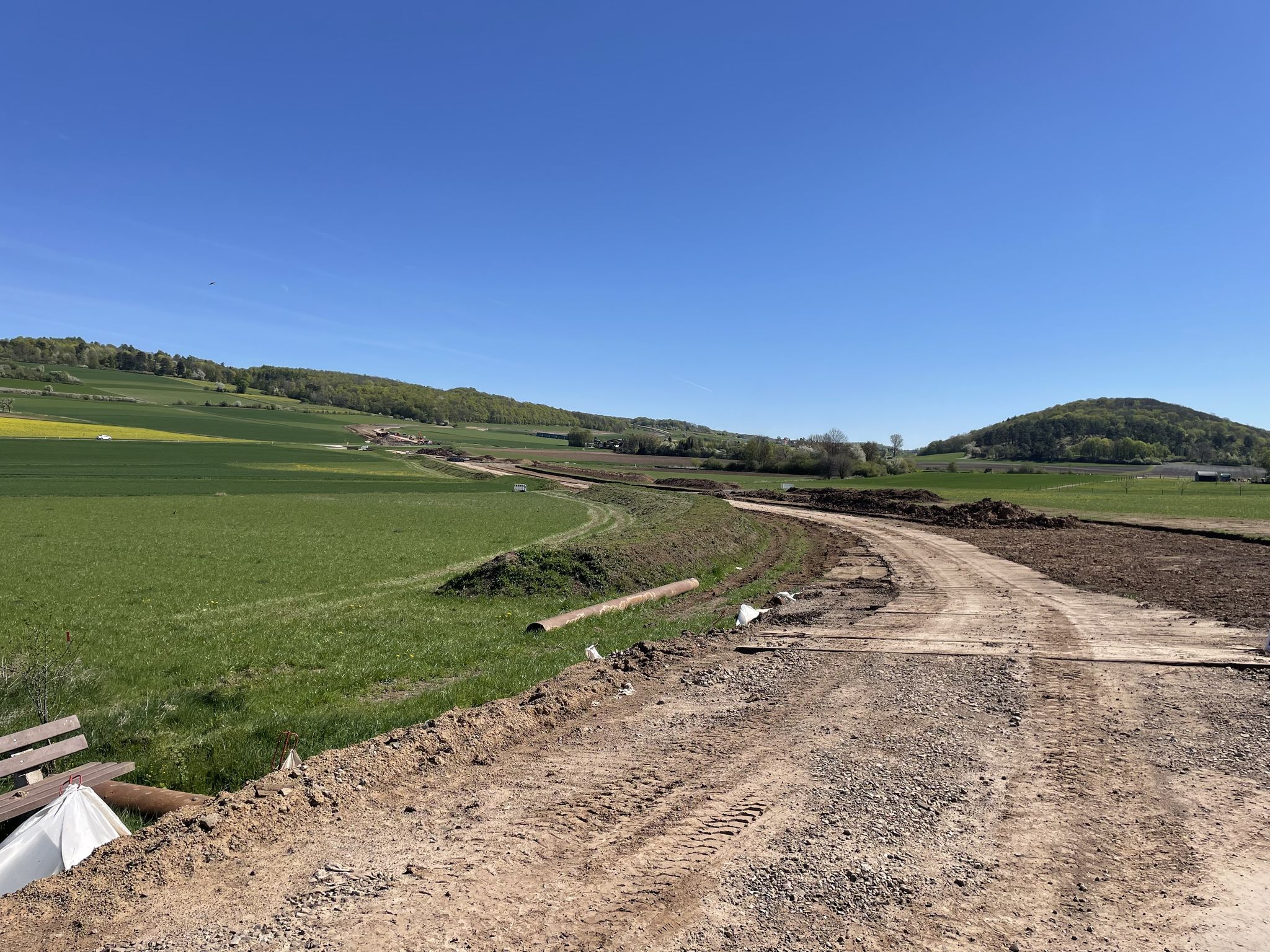 Südlink Baustelle schon fast abgeschlossen.