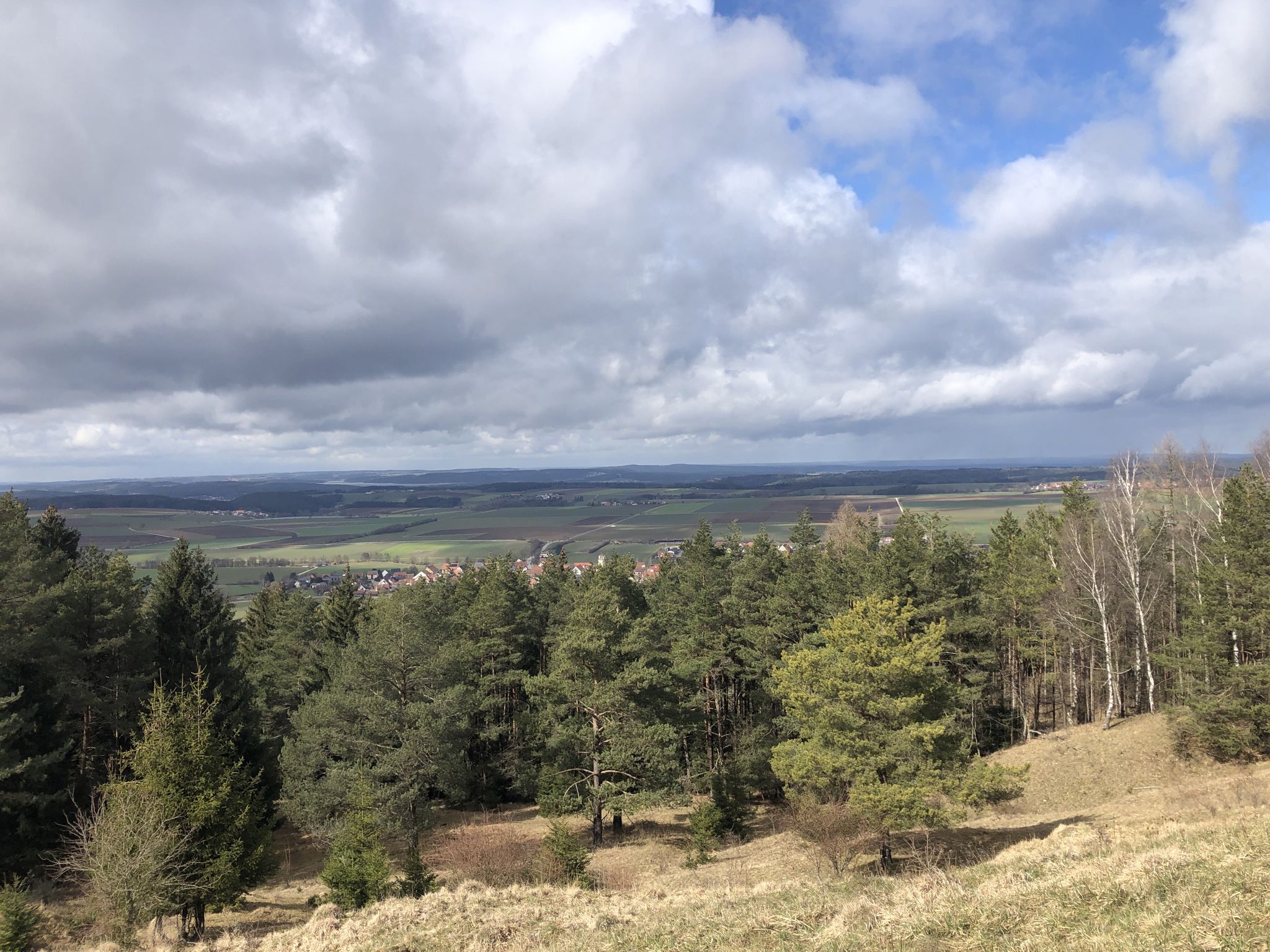 Blick nach Kaltenbuch in die Ferne