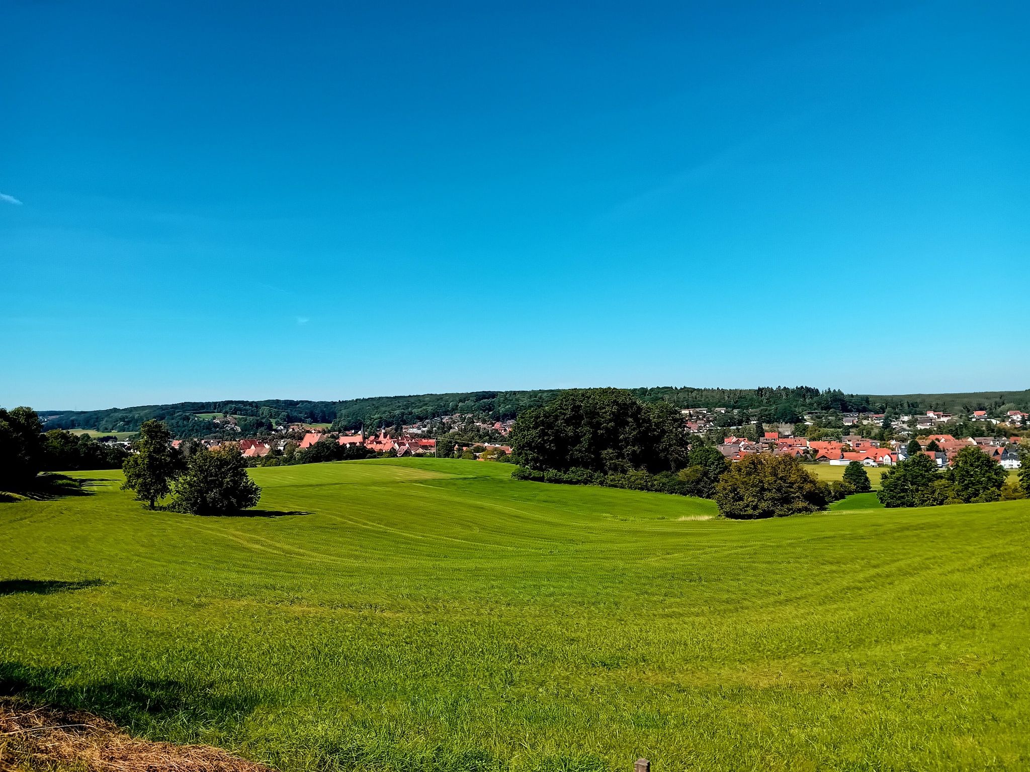 Runter geht's nach Heideck