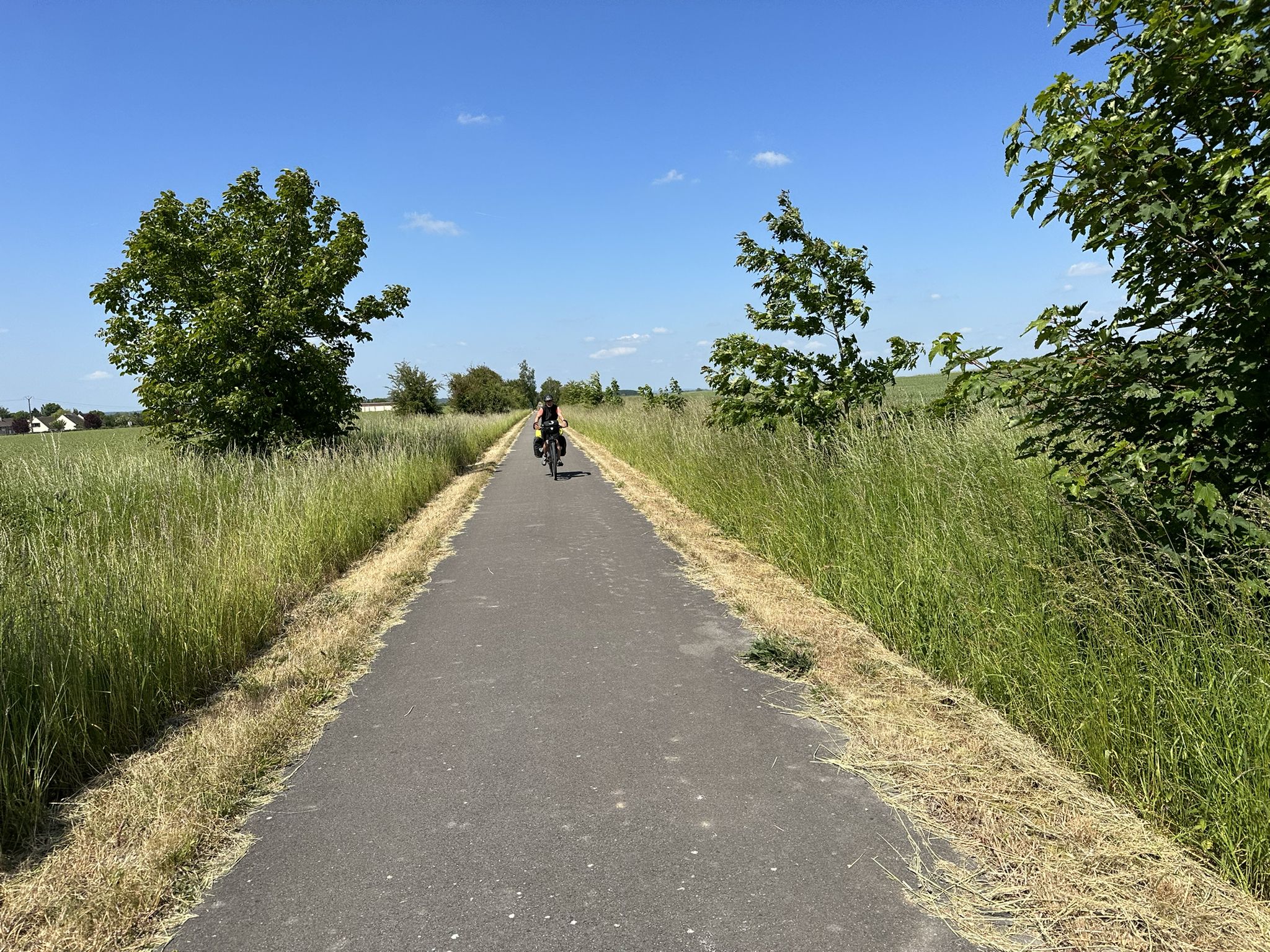 Auf dem Trans-Oise - Radweg