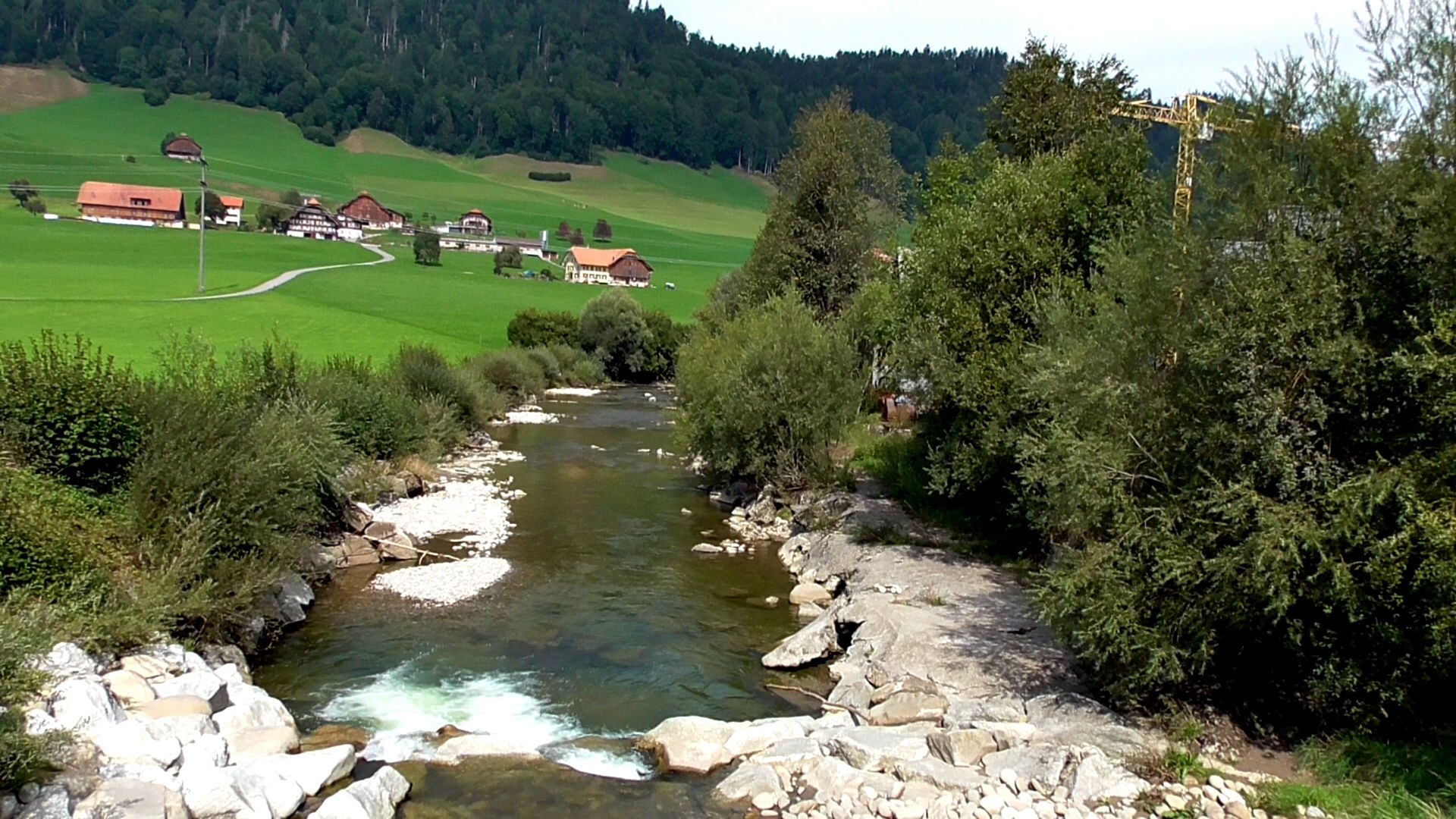 Blick von der Zinggenbrücke