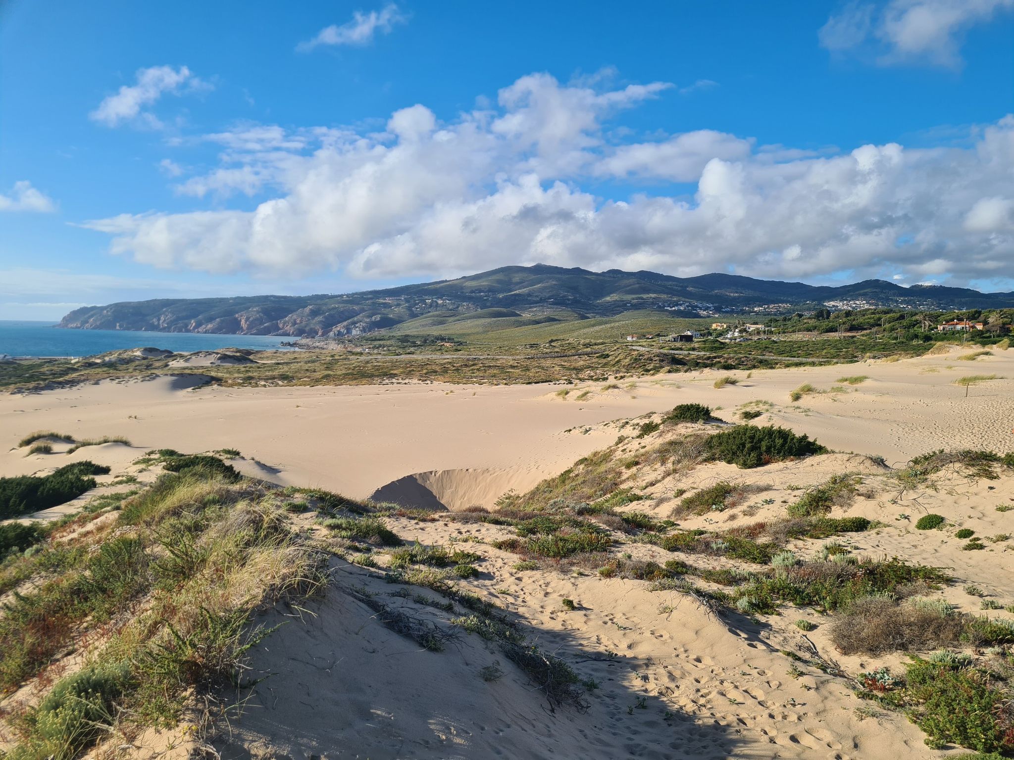 Blick auf das Sandloch