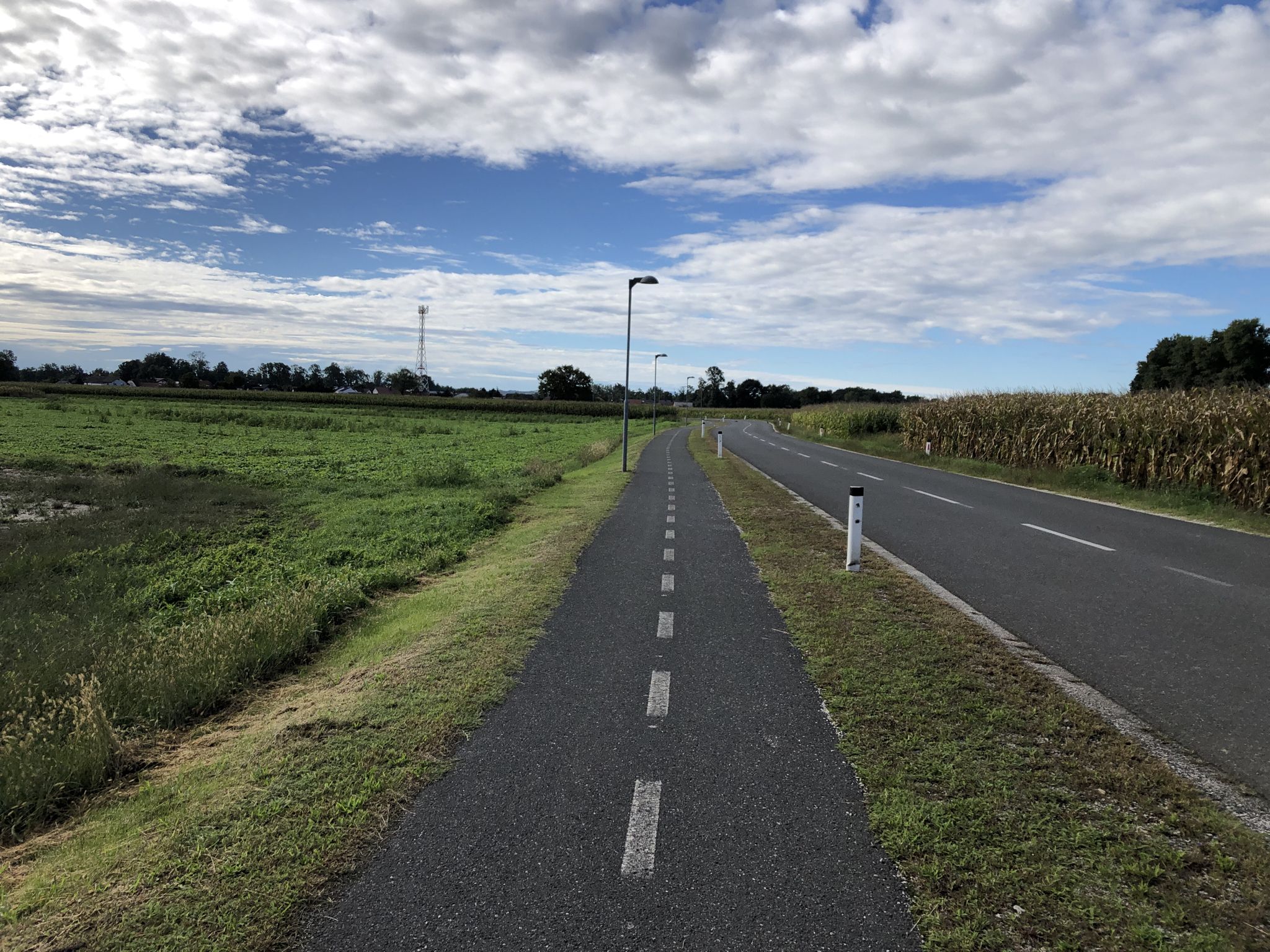 Getrennter Radweg