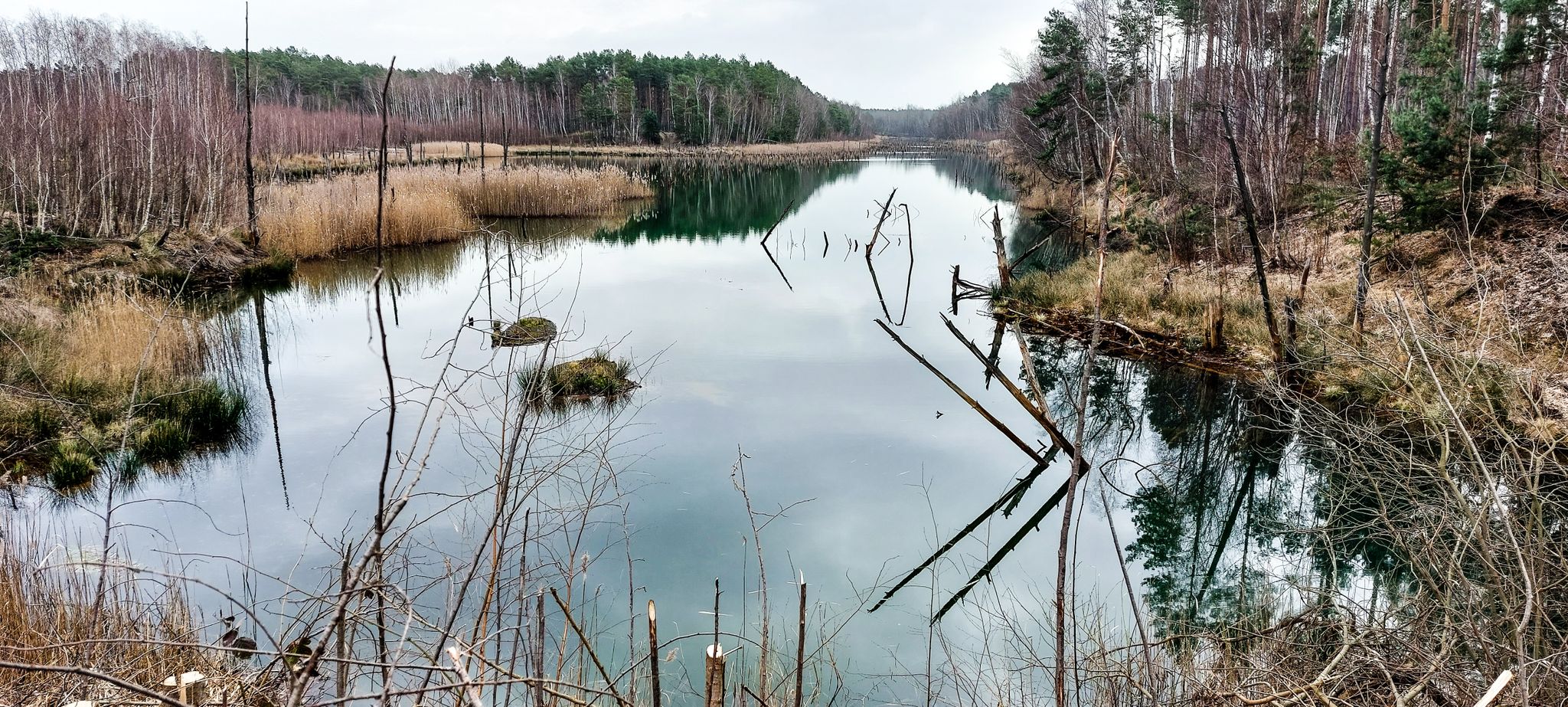 Wanderweg zwischen den Grubenseen