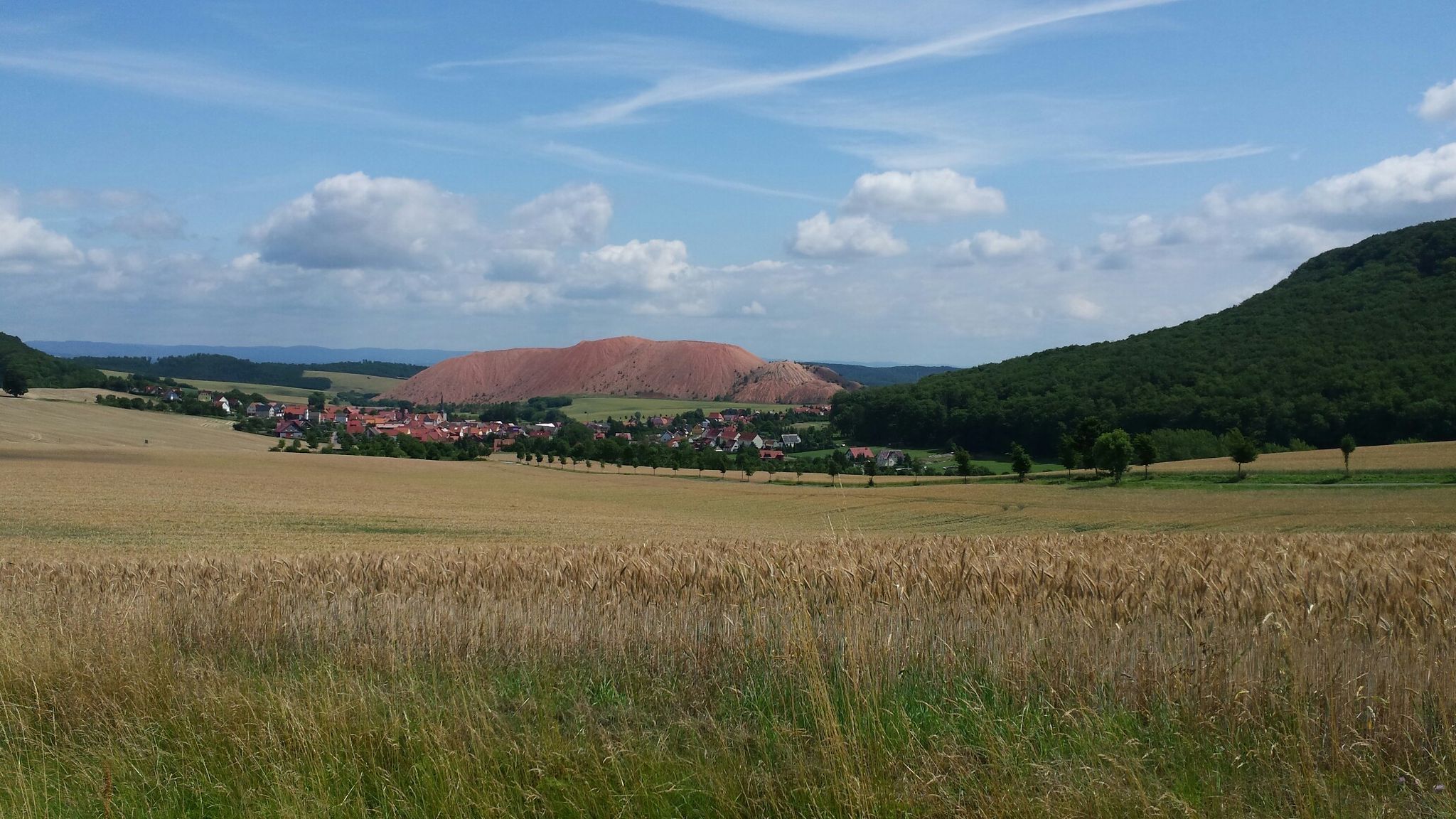 Blick auf Holungen
