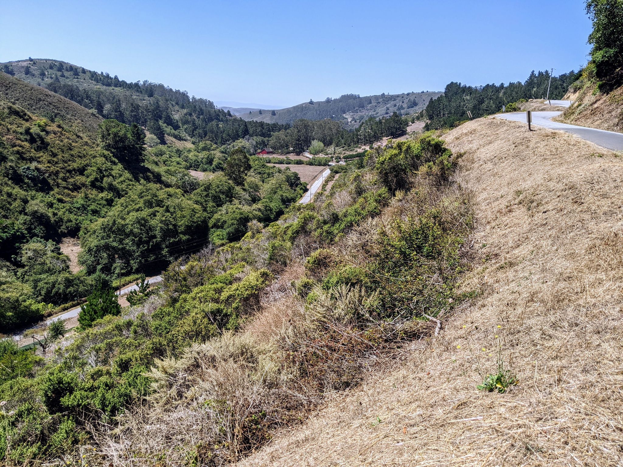 Higgins Canyon Road near Half Moon Bay