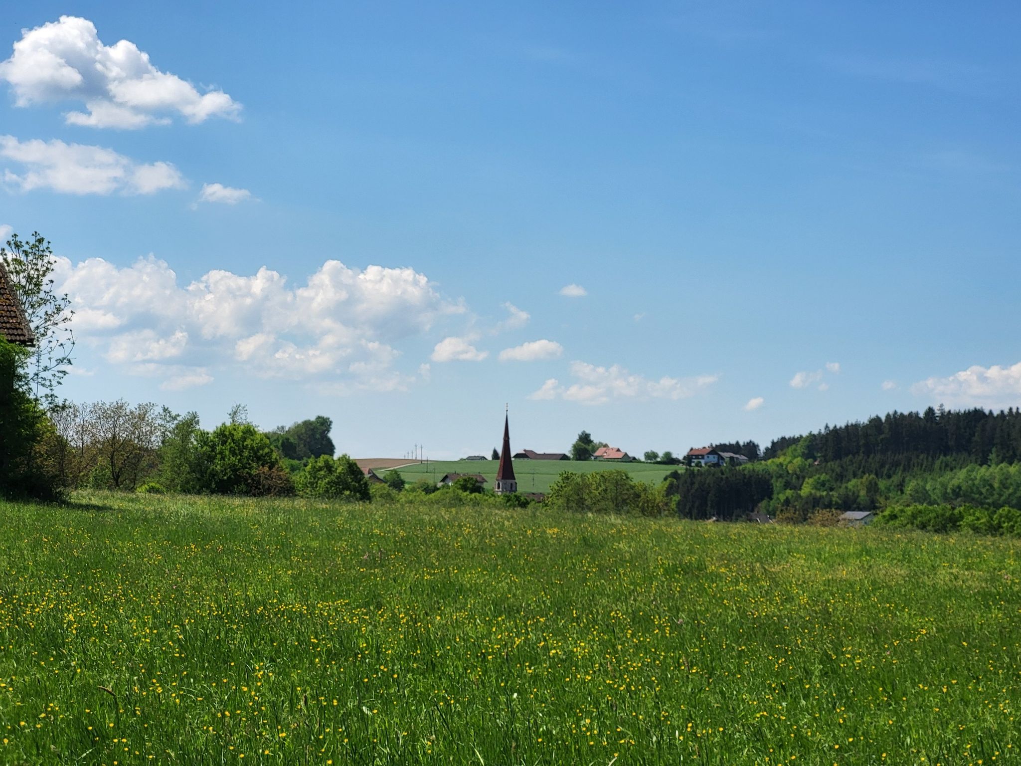 Kirchturm von Roßbach