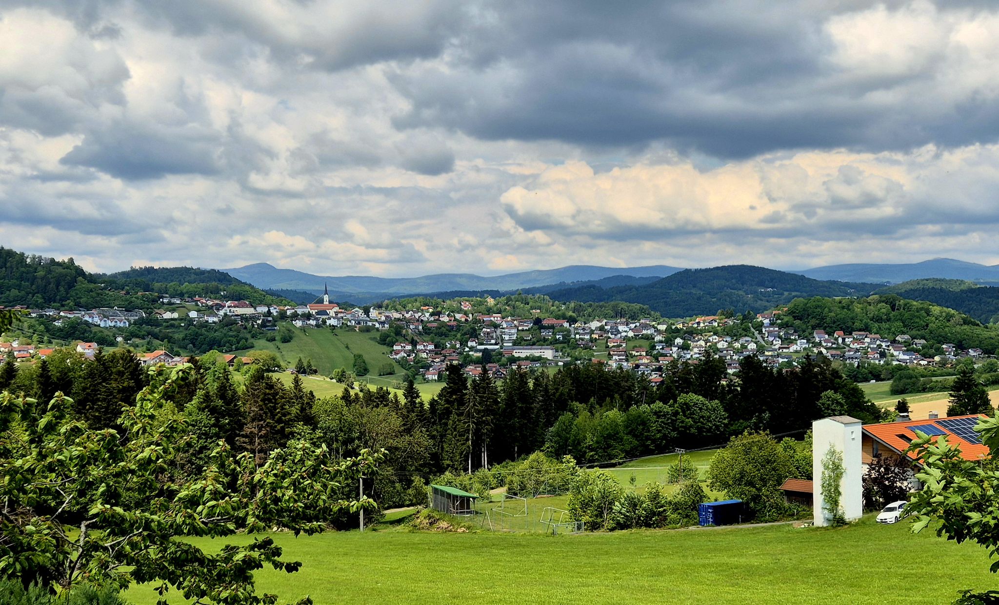 Ausblick nach Schönberg