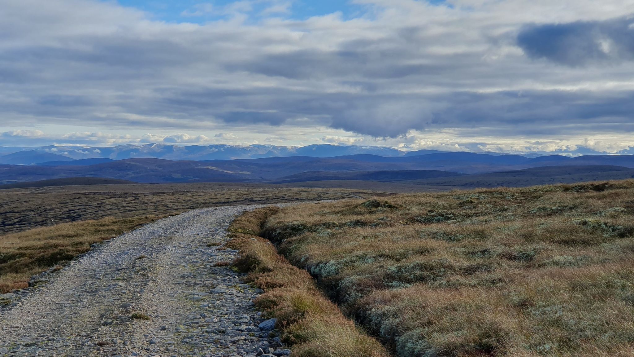 Looking towards the Cairngorms