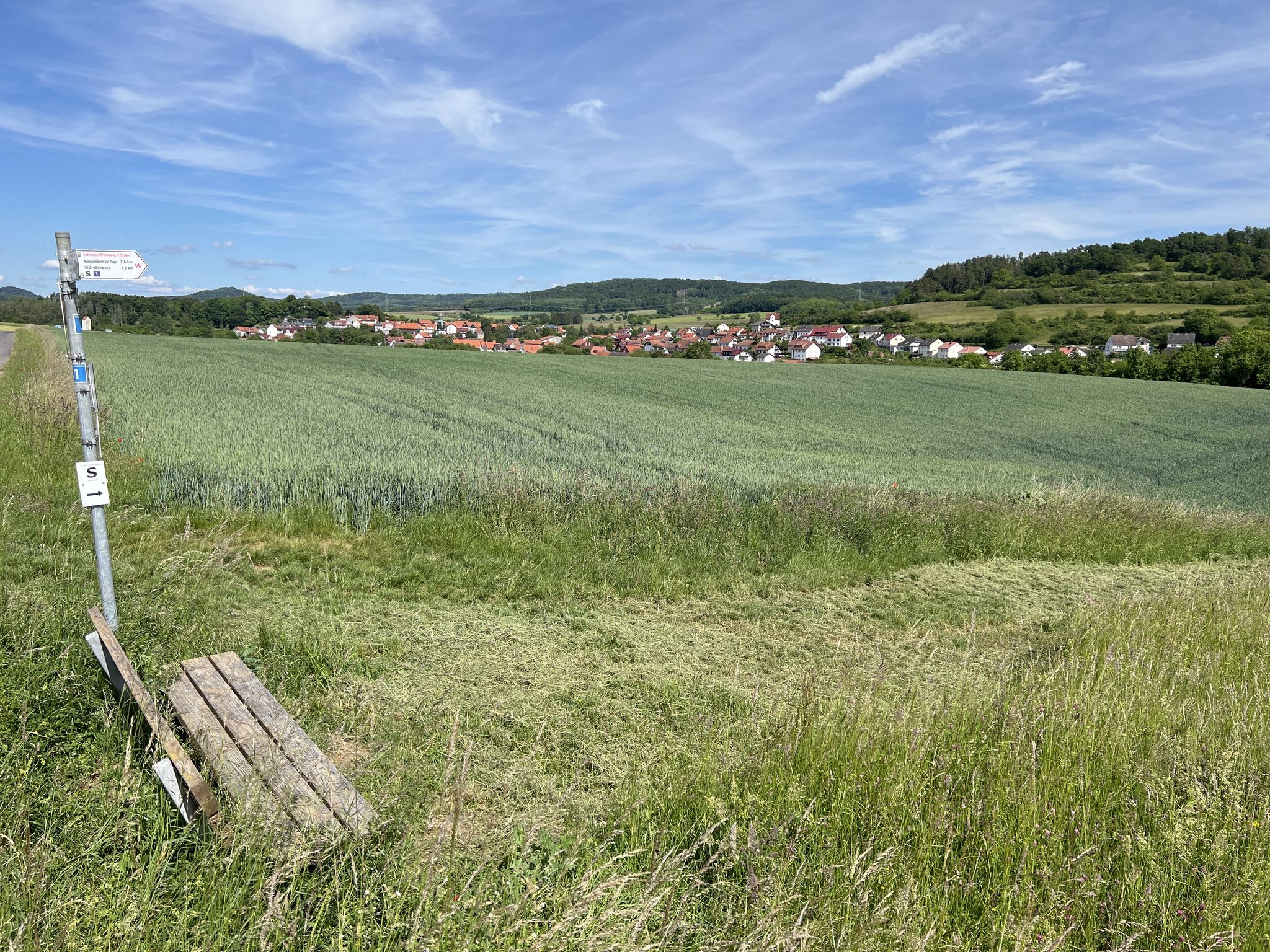 Vor mir im Tal liegt Großenbach
