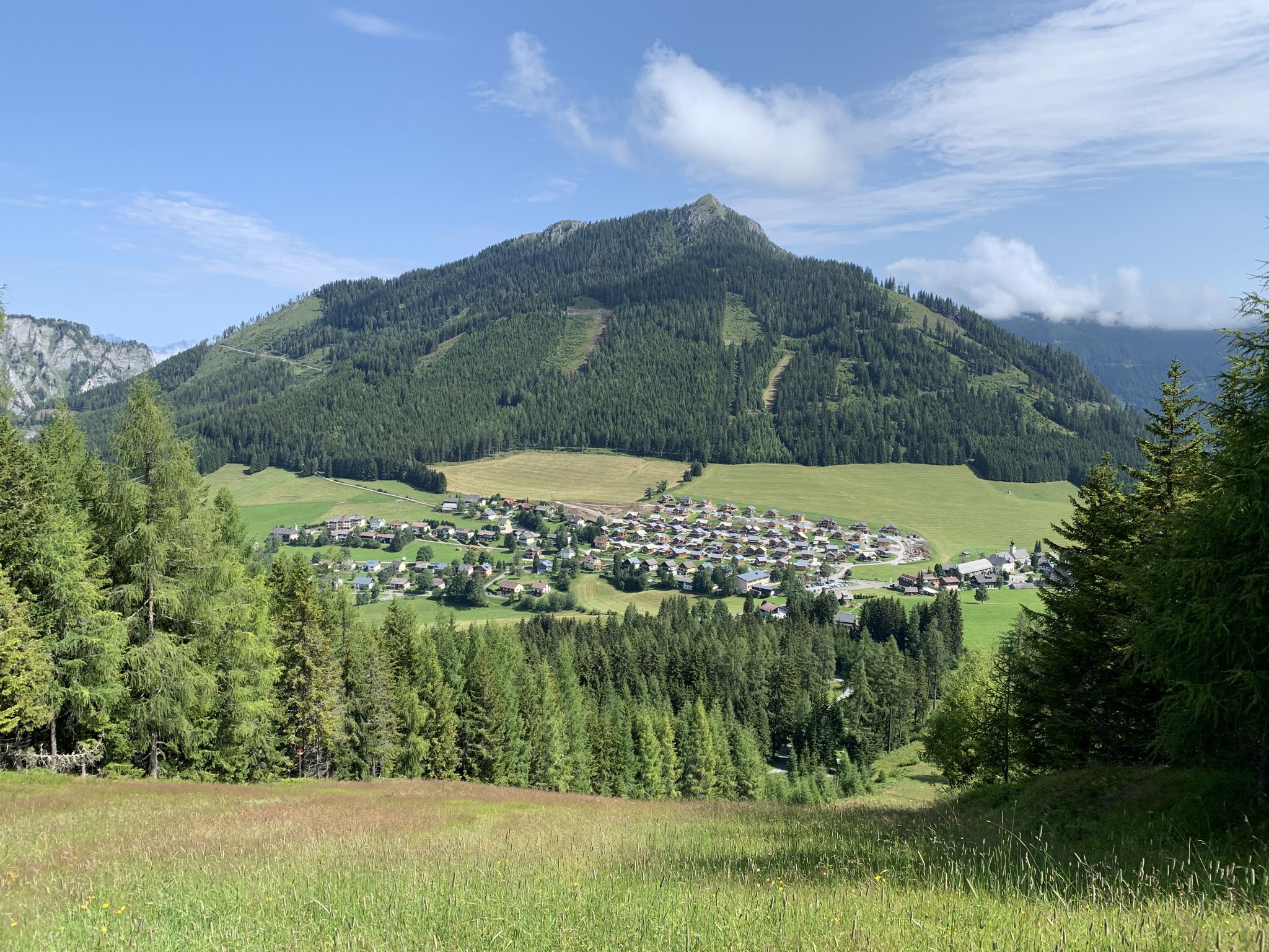 Blick auf Hohentauern 