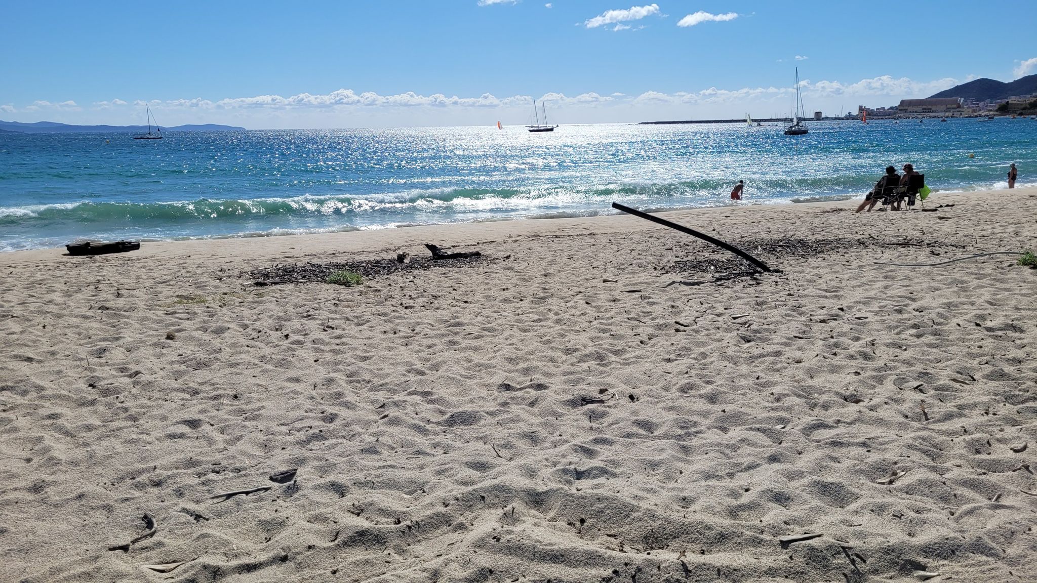 Strand beim Hotel