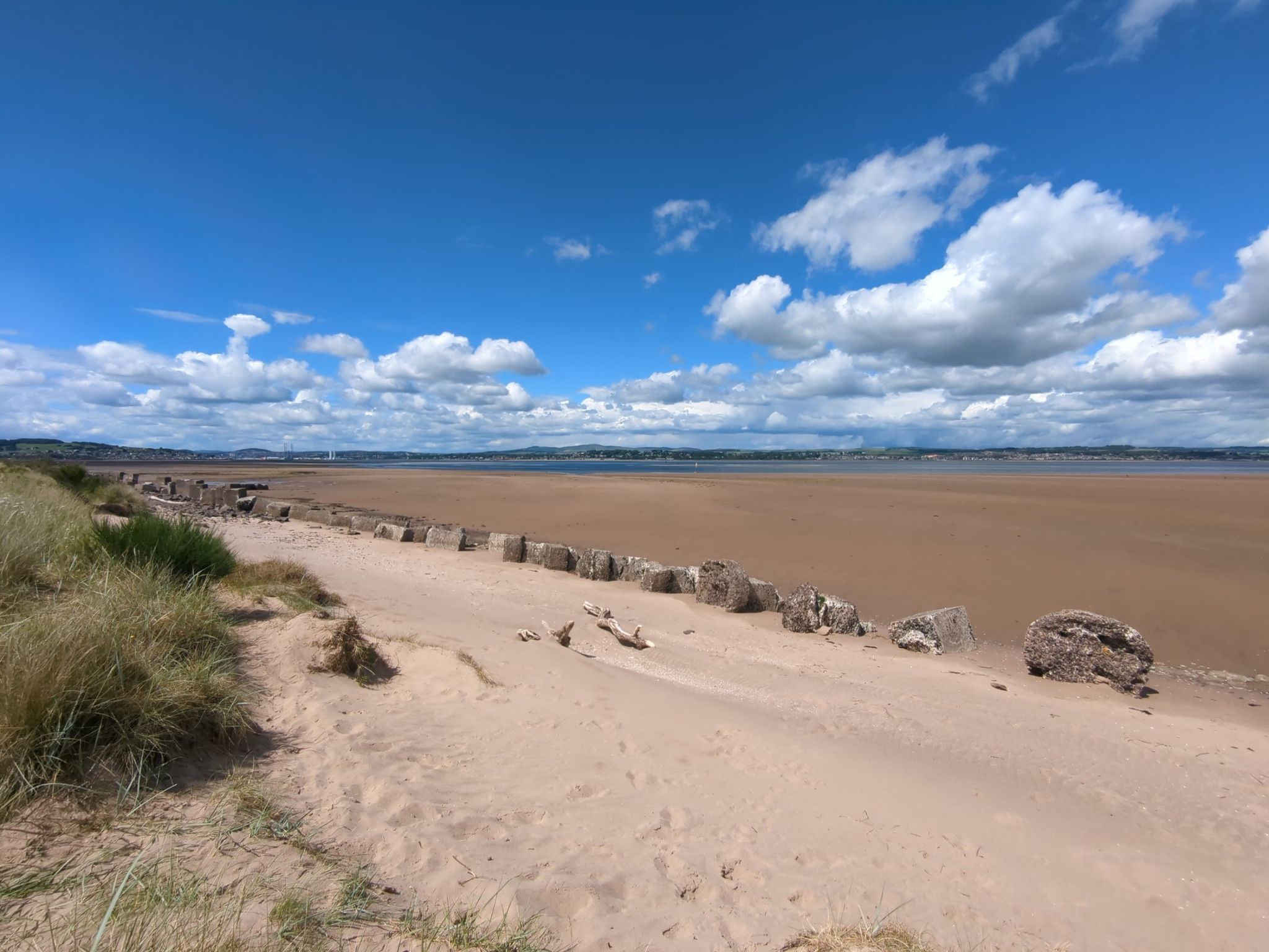 Firth of Tay with Dundee in the background