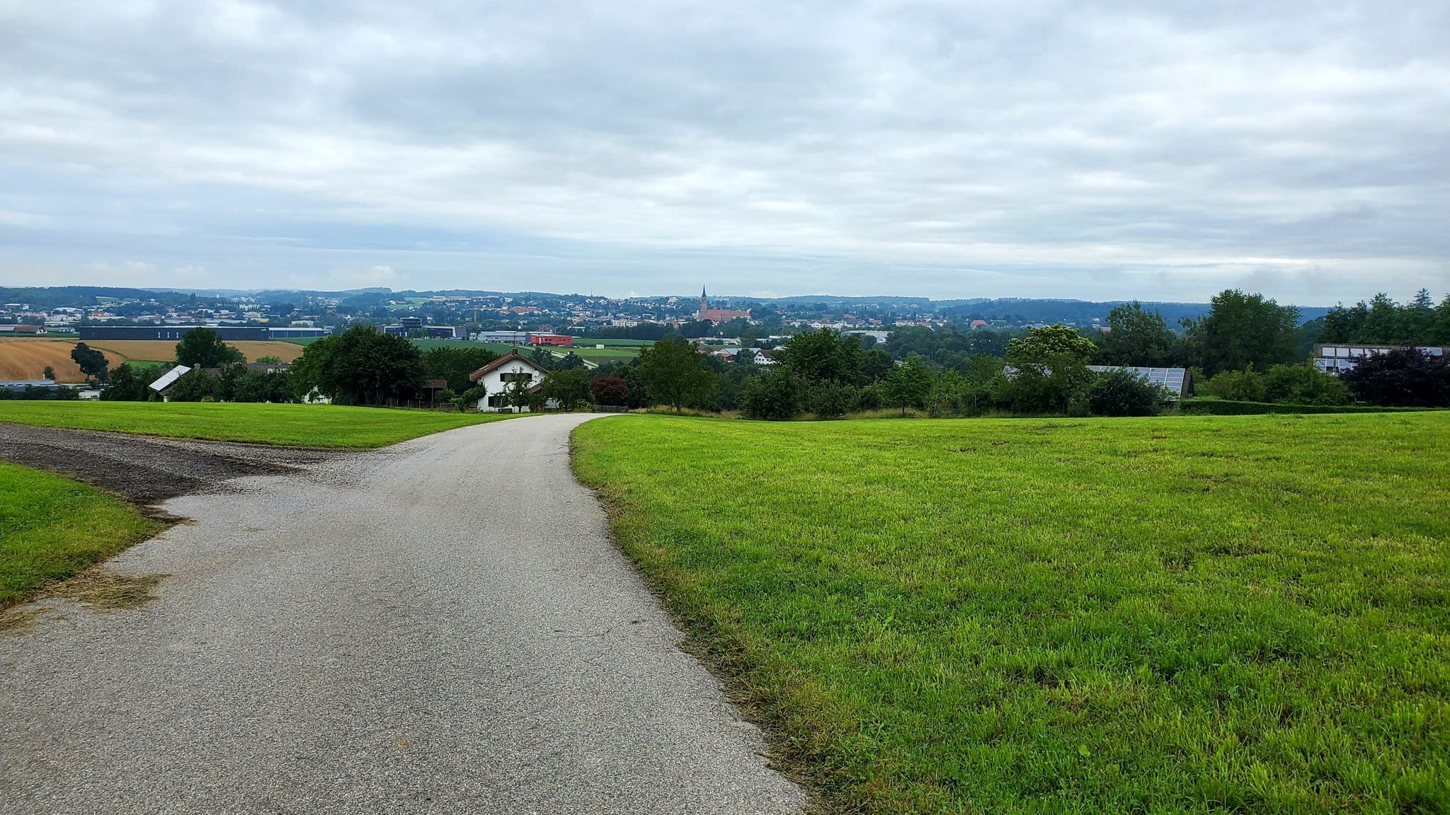 Blick rein nach Eggenfelden