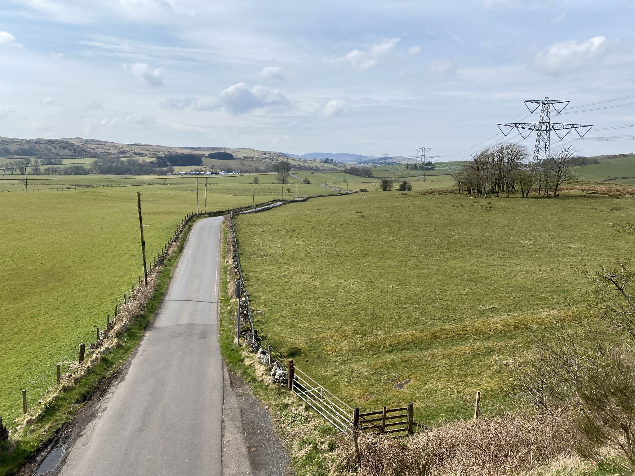 Auchenbothie junction... hill road to Inverkip