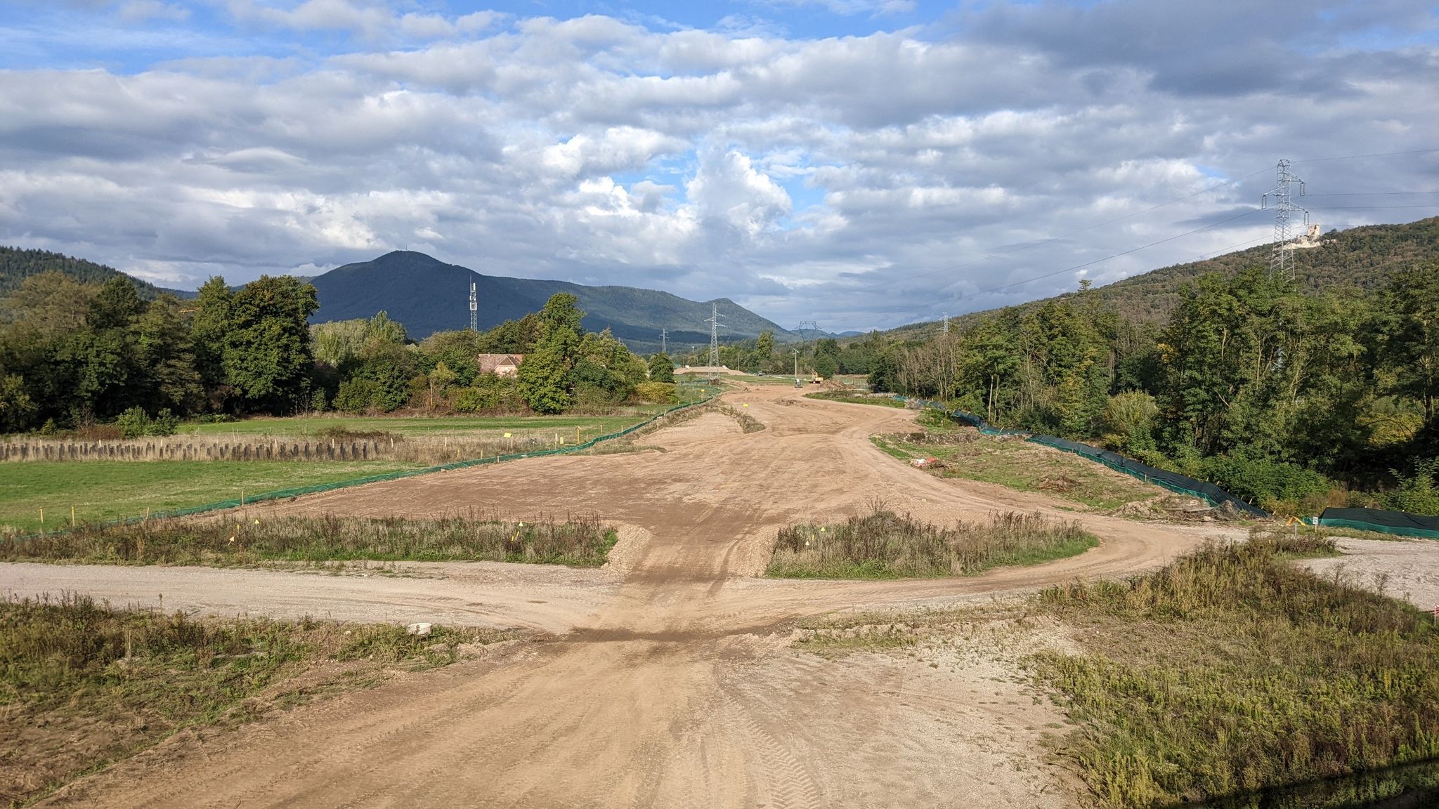hier entsteht eine neue Straße
