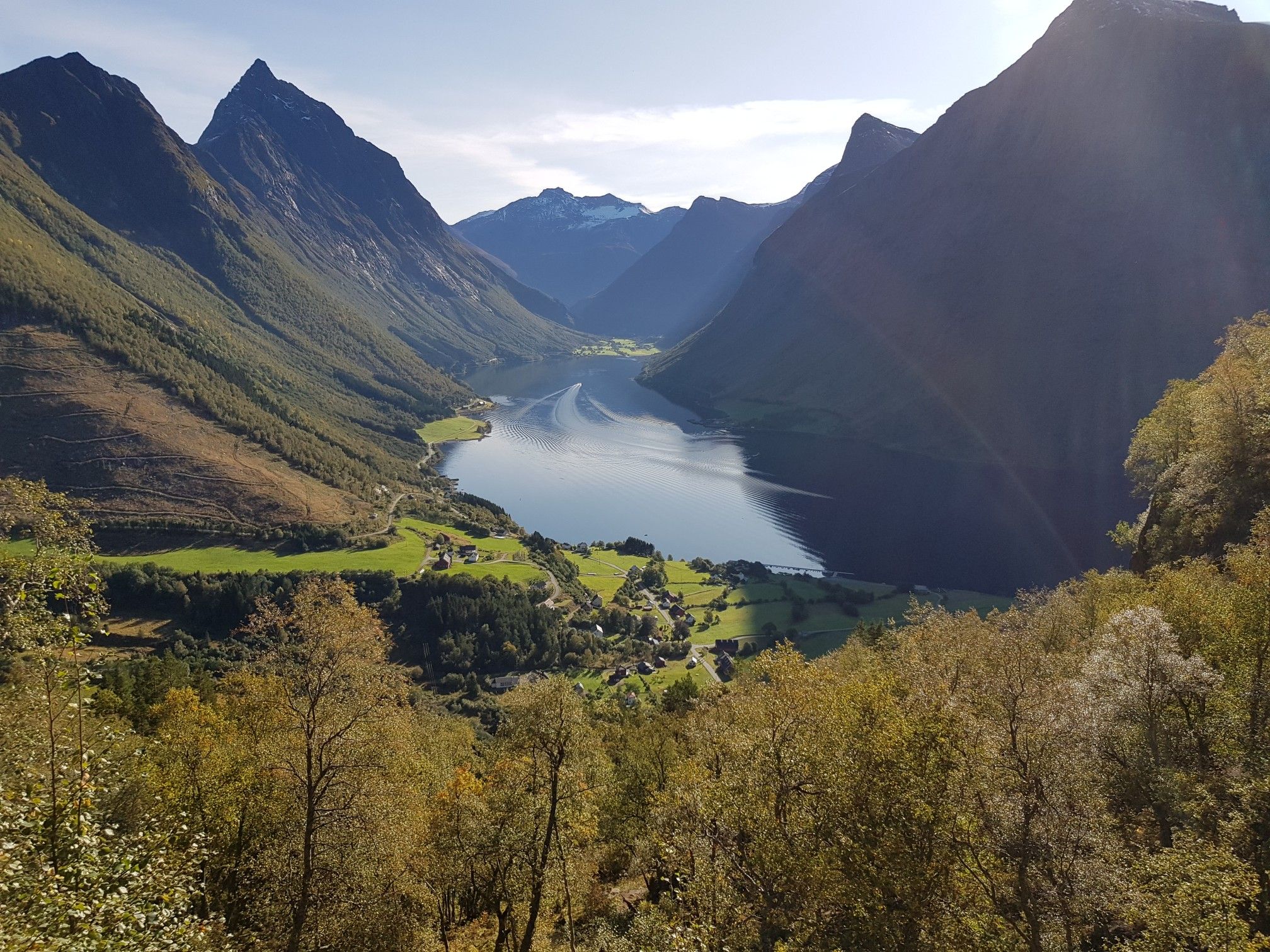 Ausblick von der Waldhütte