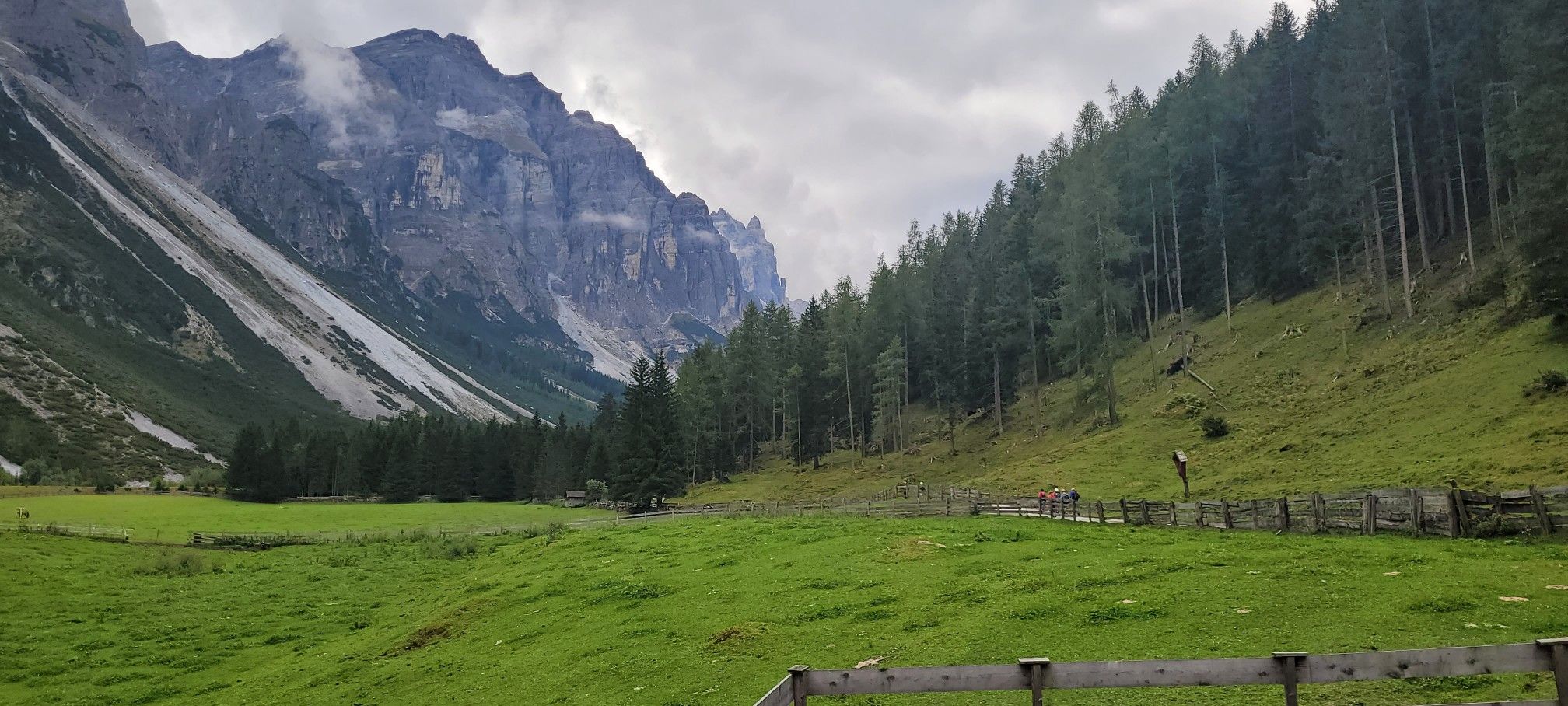 Aussicht an der Alm