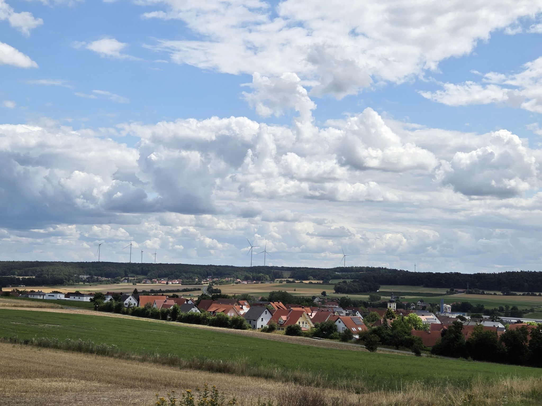 Rückblick nach Wachenroth
