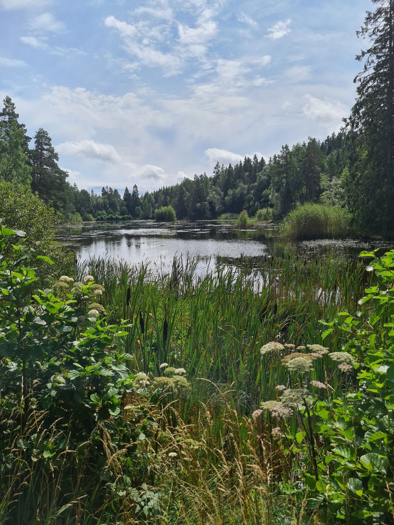 See auf dem Weg, ruhig zum  Verweilen