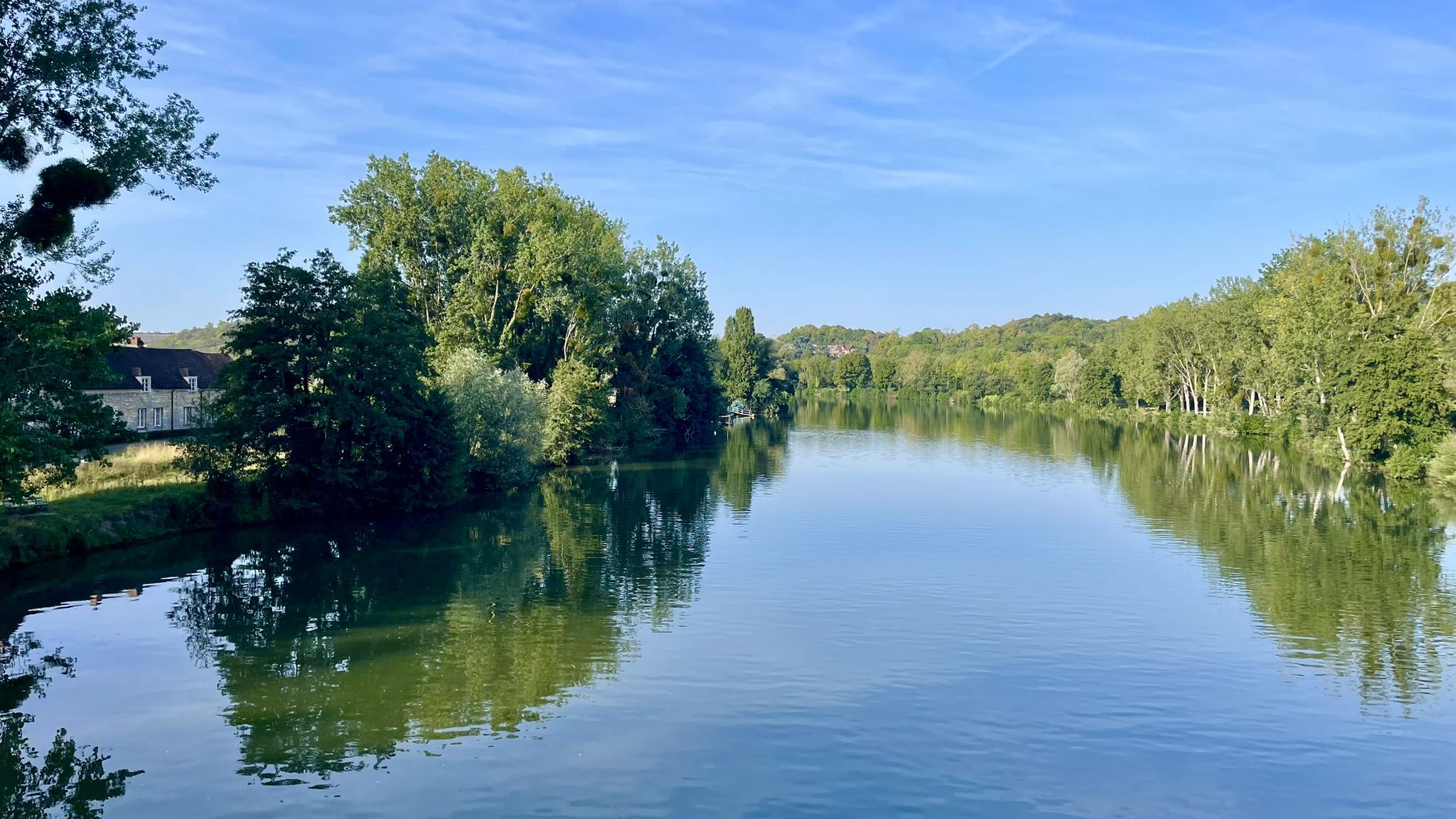 L'Oise du pont de Précy