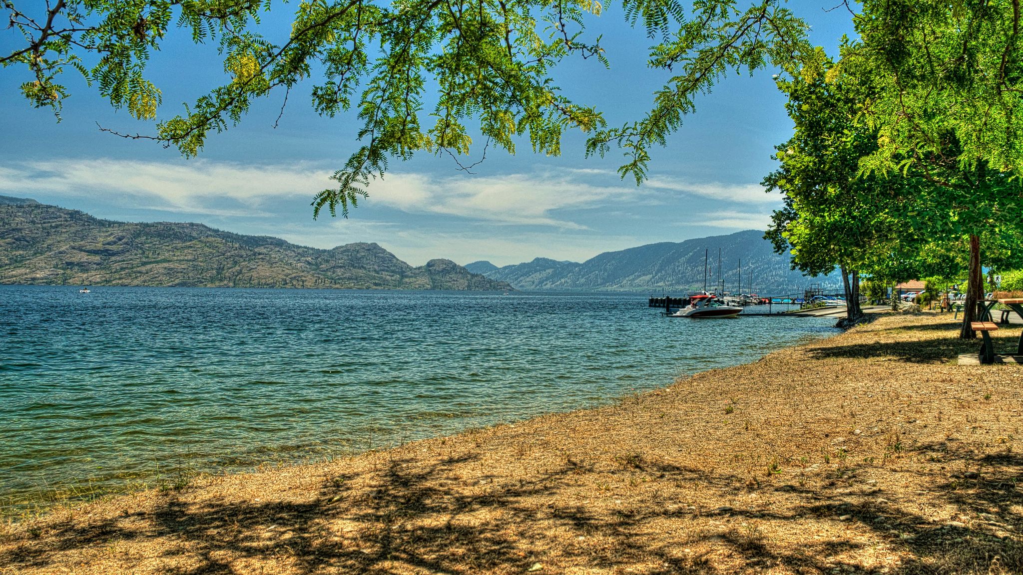 Badestrand Okanagan Lake