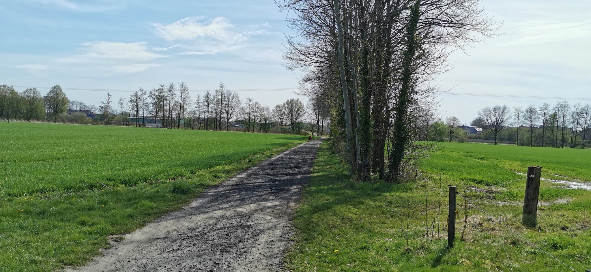 Bisl Schotterweg war auch