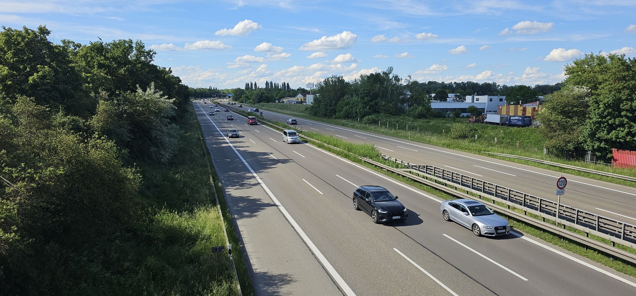 Diesmal über die A9