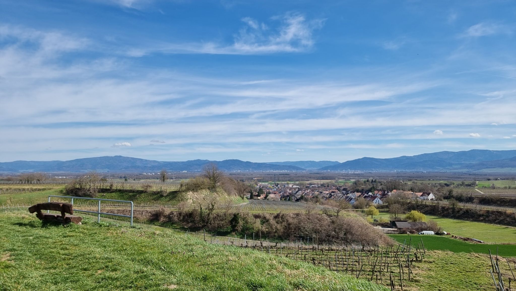 Pausenplatz am Panoramapfad Waltershofen