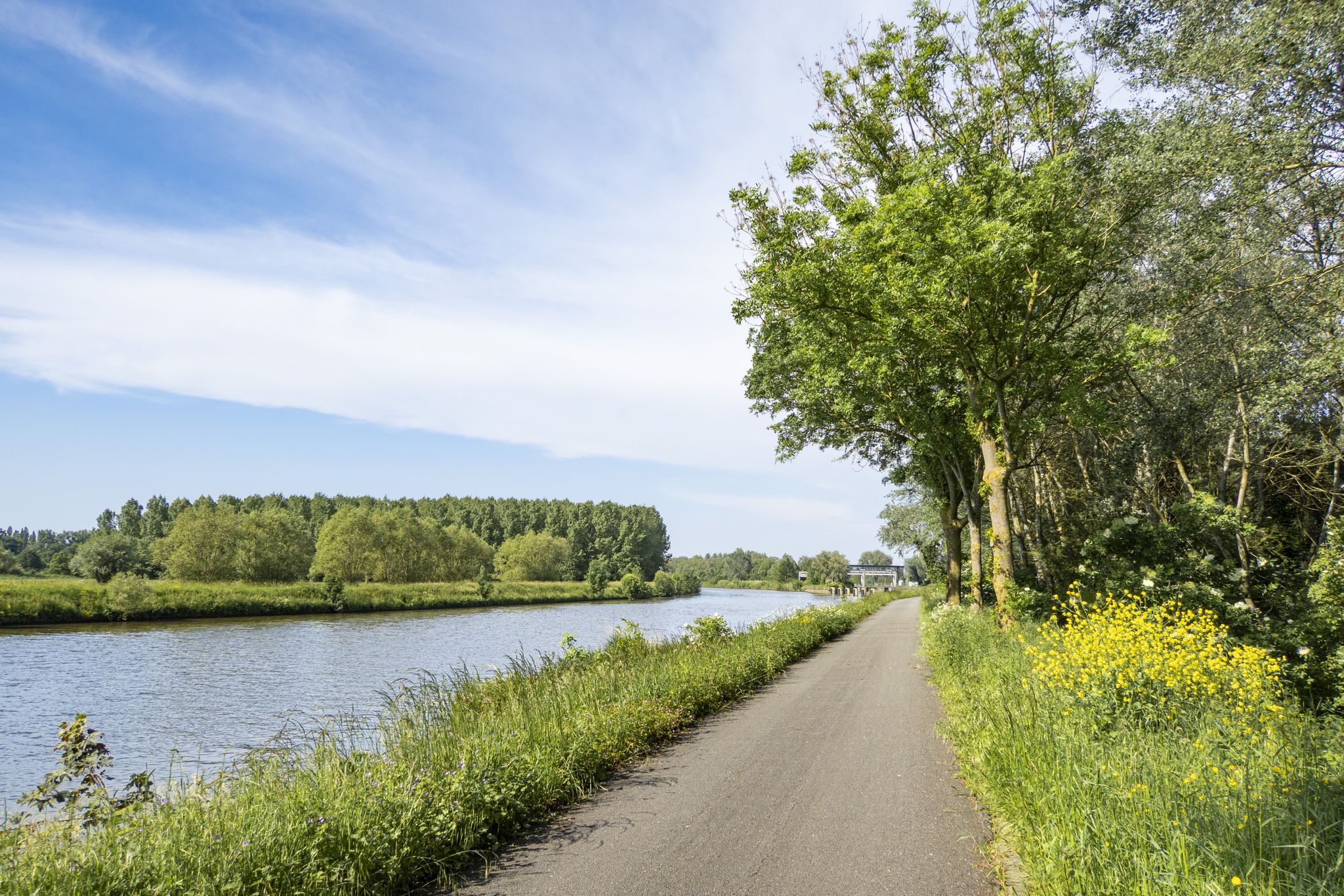 Via de Trekweg langs de Schelde huiswaarts