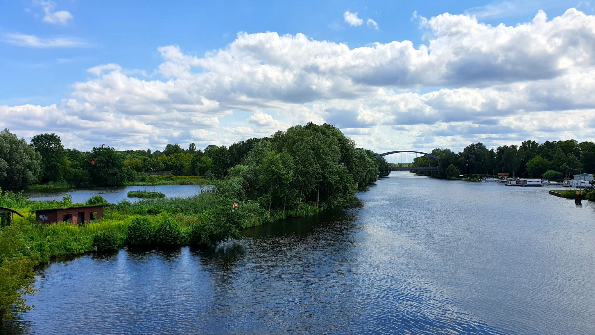 Die Havel in Hennigsdorf