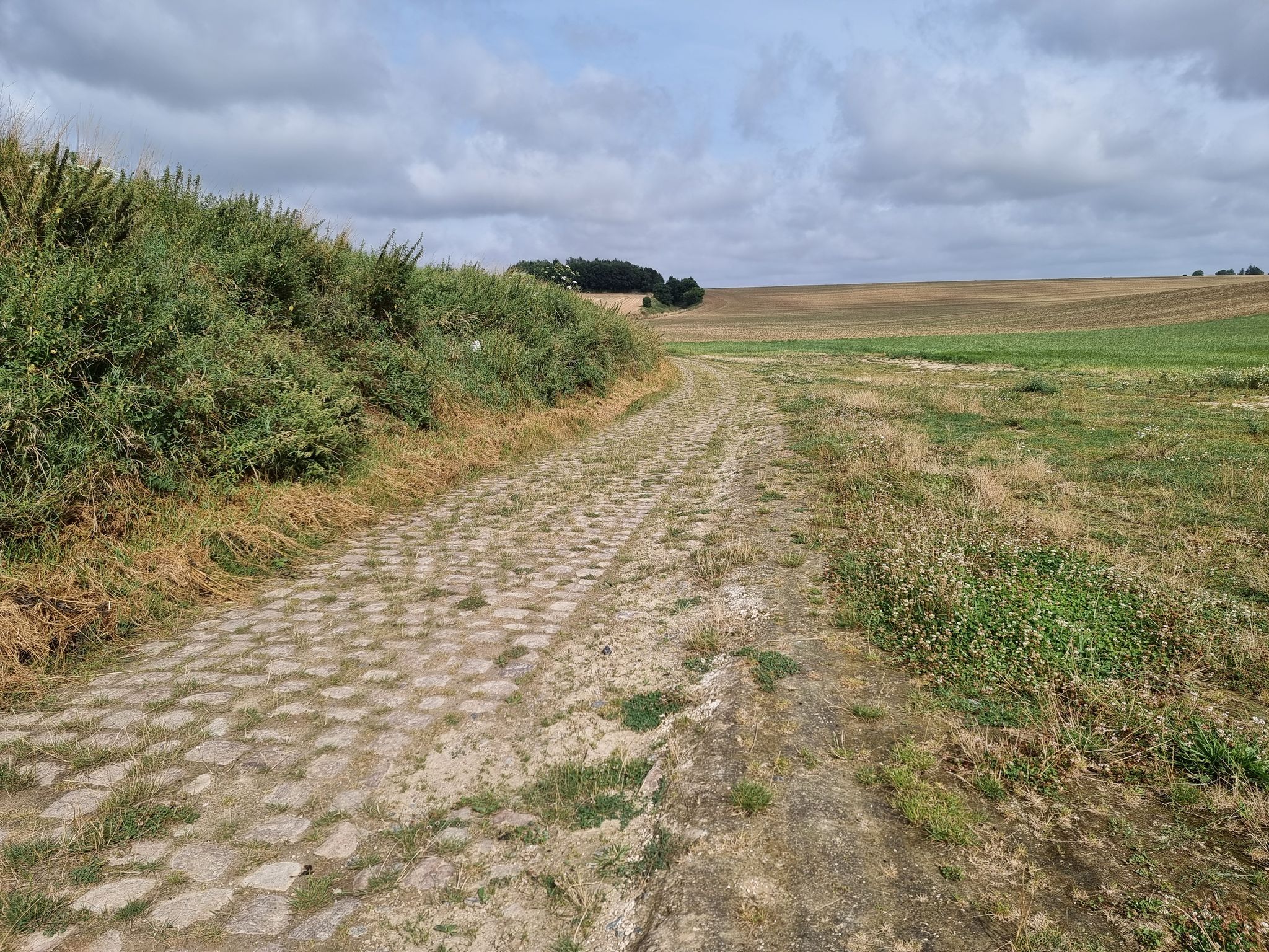 Un court passage est souvent inondé. Vous pouvez emprunter les talus sur les côtés du chemin.