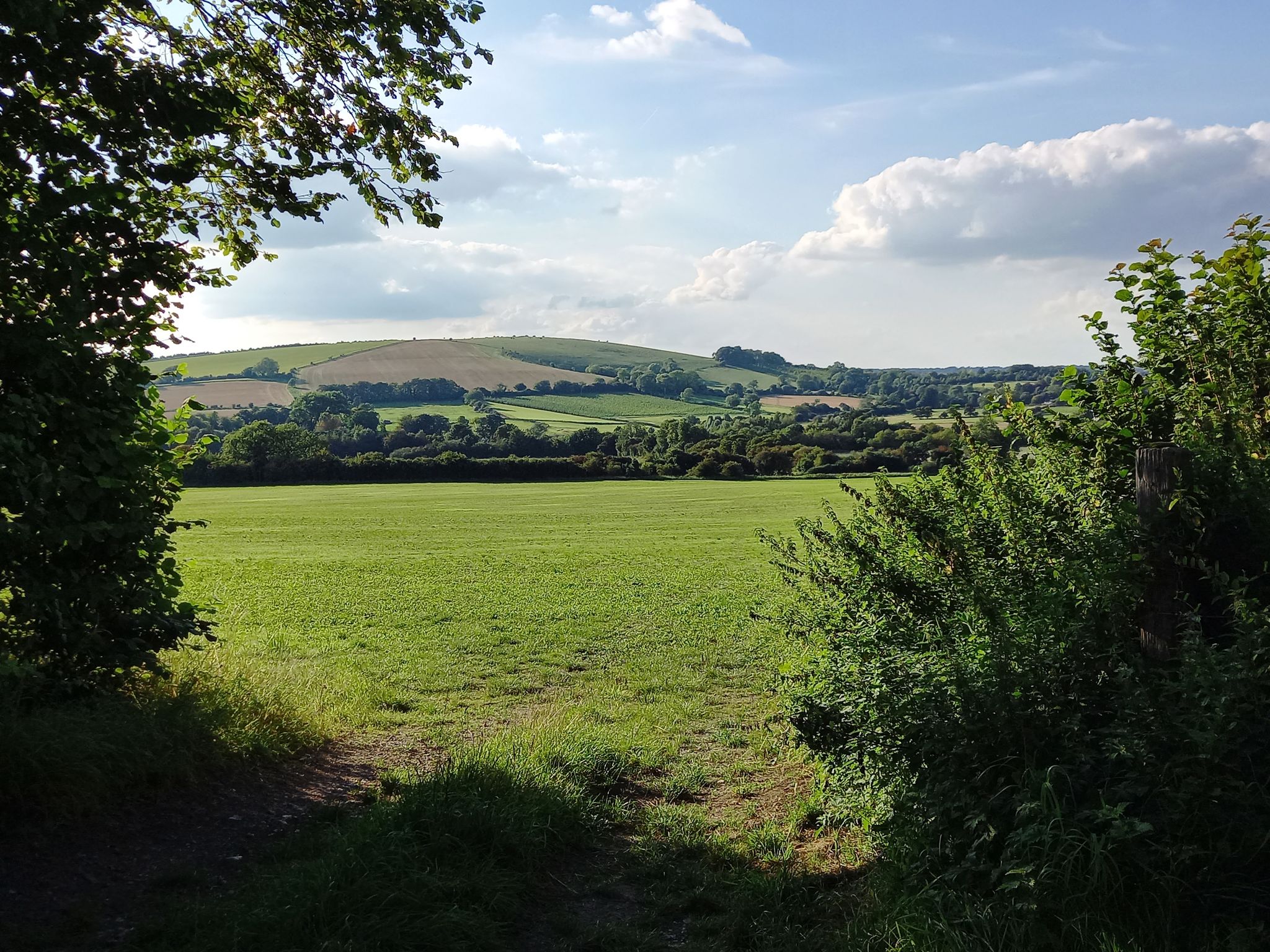 Umliegende Gegend bei Ogbourne St. Georg
