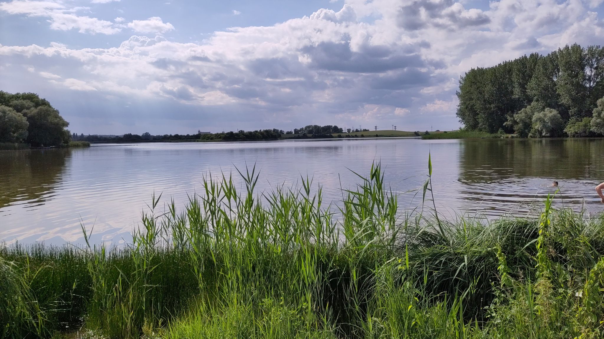 Badestelle am Mündesee
