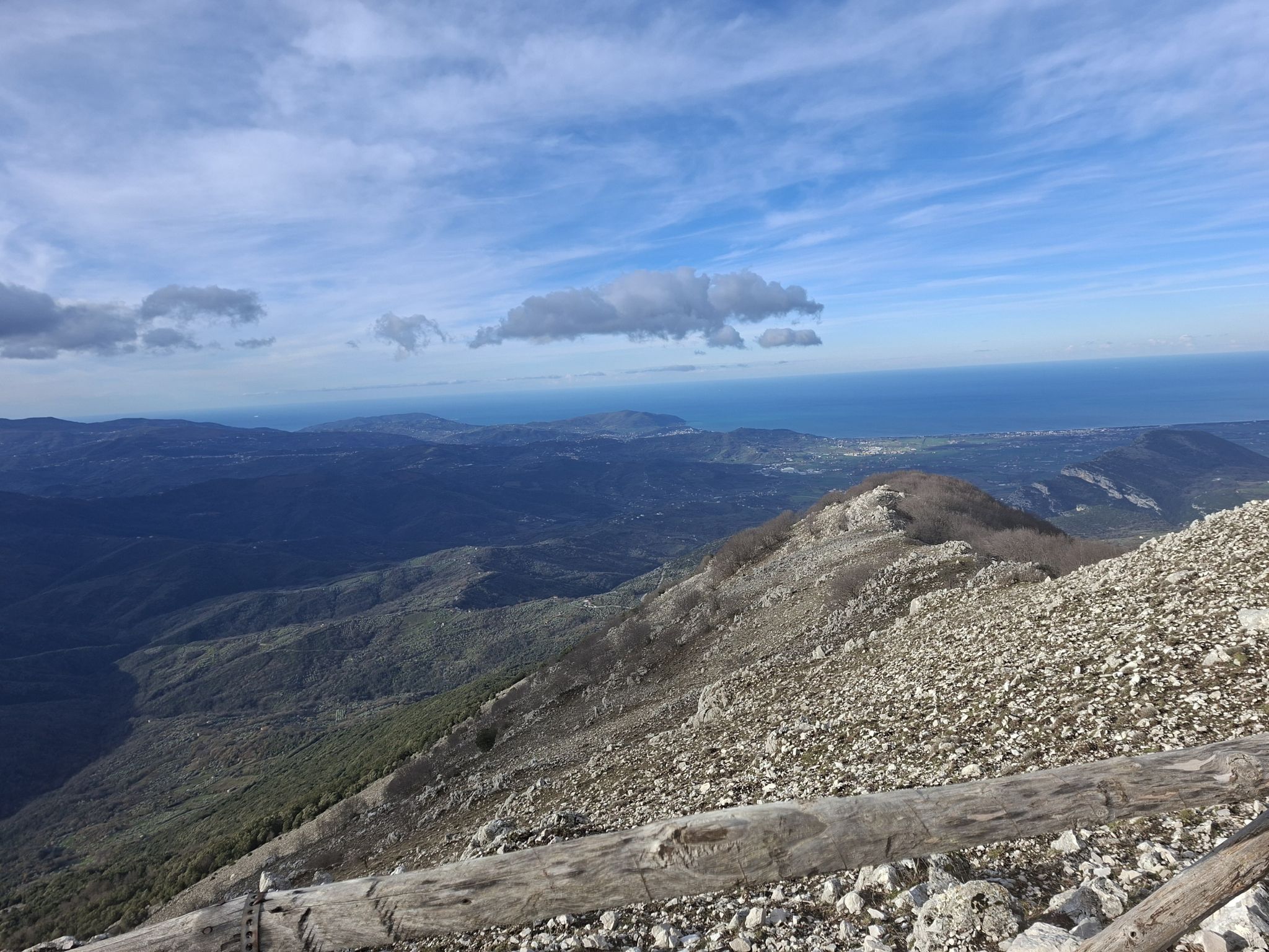 On the summit of Mount Vesole