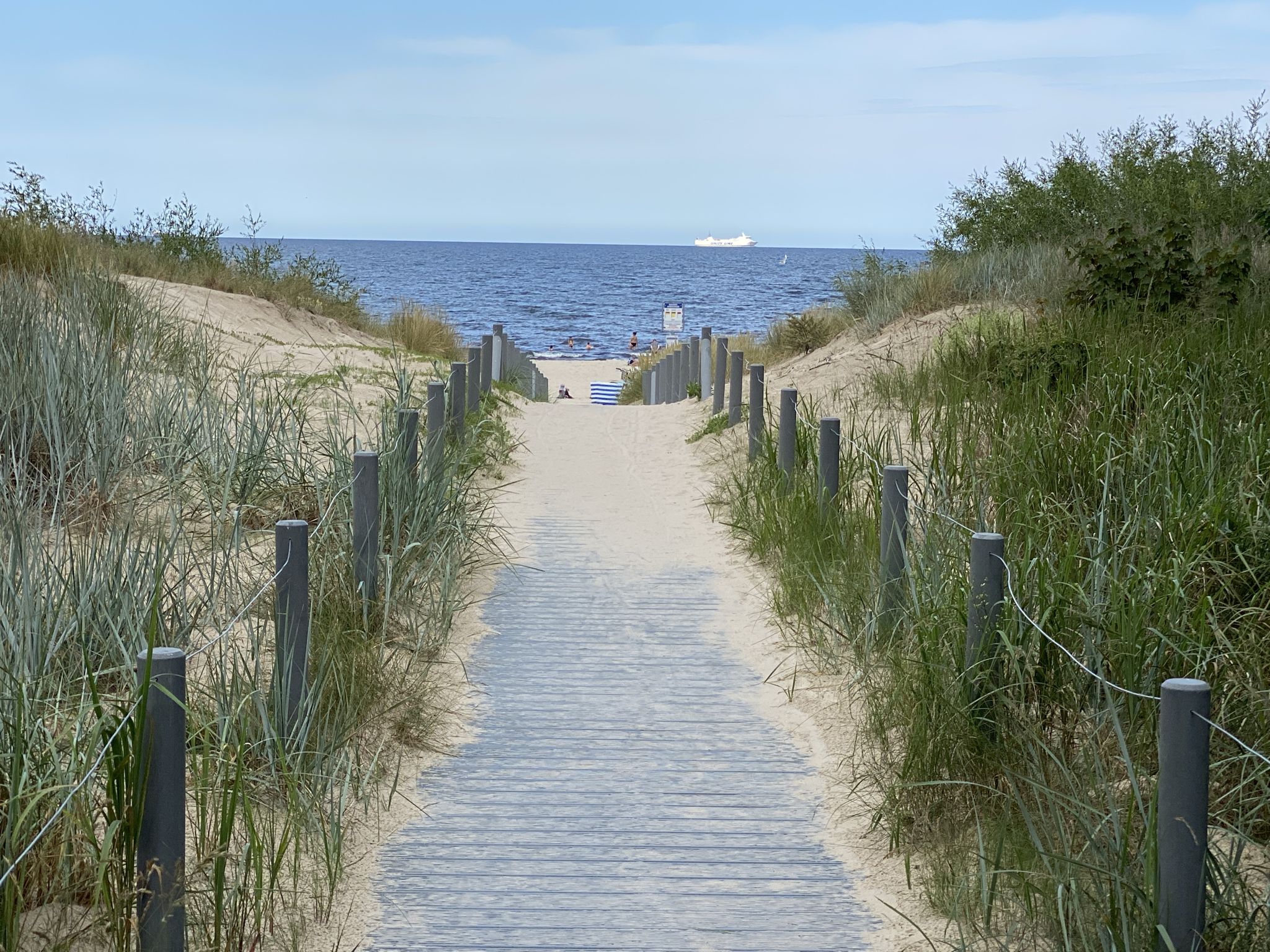 Blick zum Strand