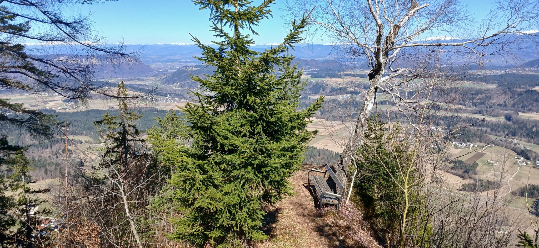 Rast mit Panorama