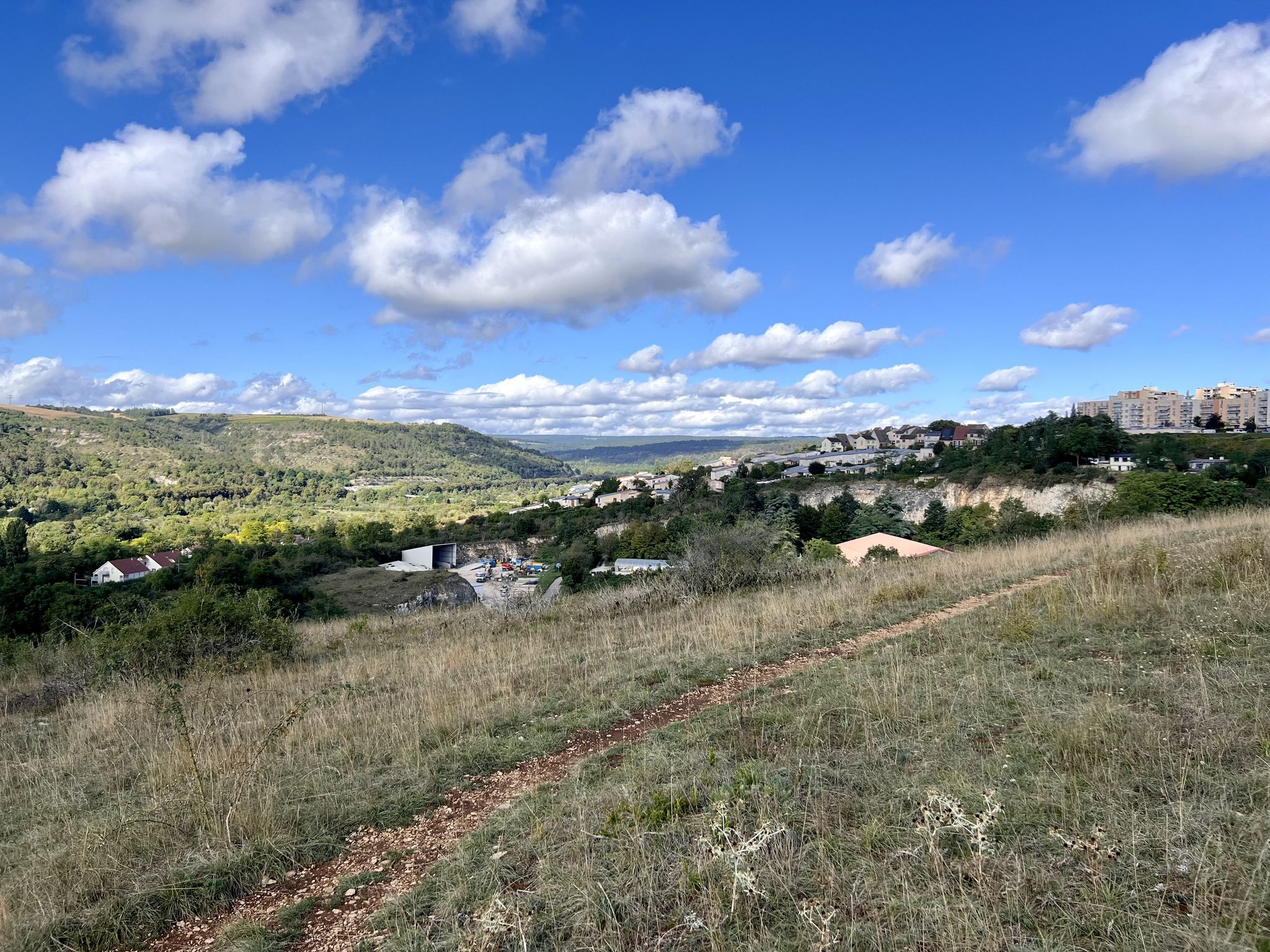 Blick Richtung West - Ouche-Tal