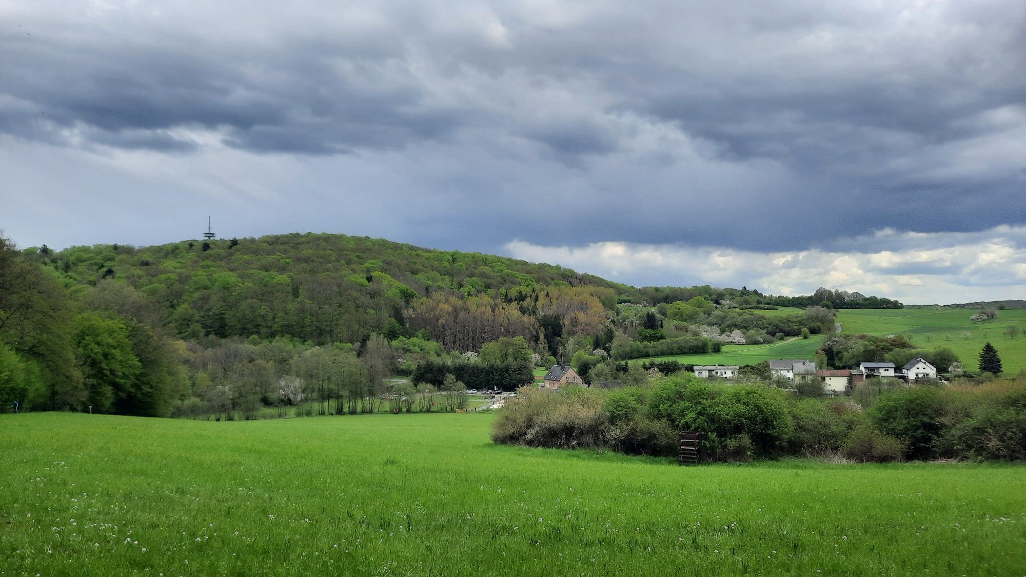 Blick zurück auf den Dünsberg