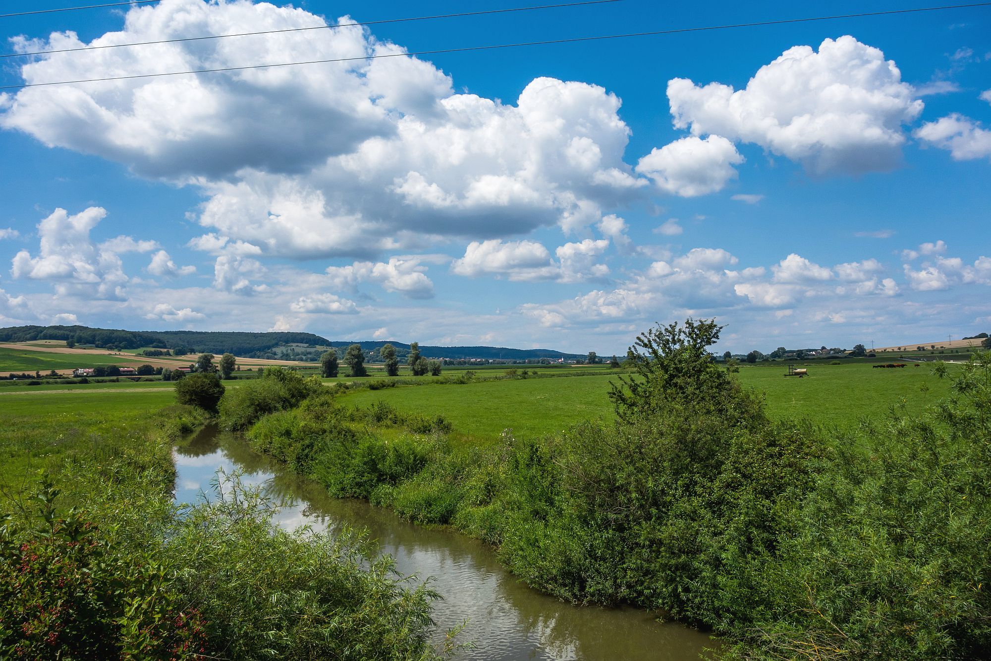 Wir überqueren noch einmal die Altmühl bevor sich unsere Wege trennen
